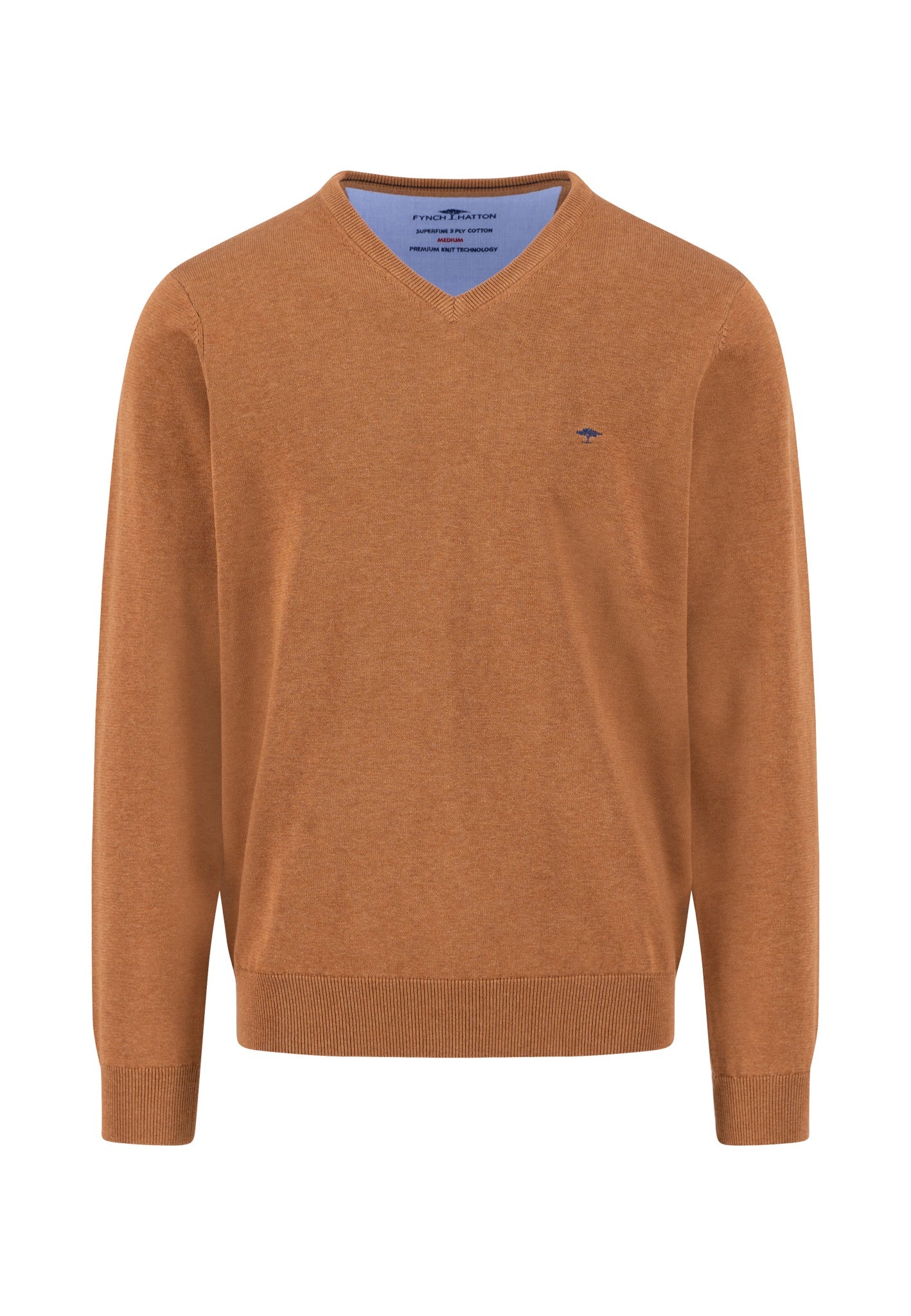 Feinstrickpullover aus Baumwolle mit V-Ausschnitt - Image 31