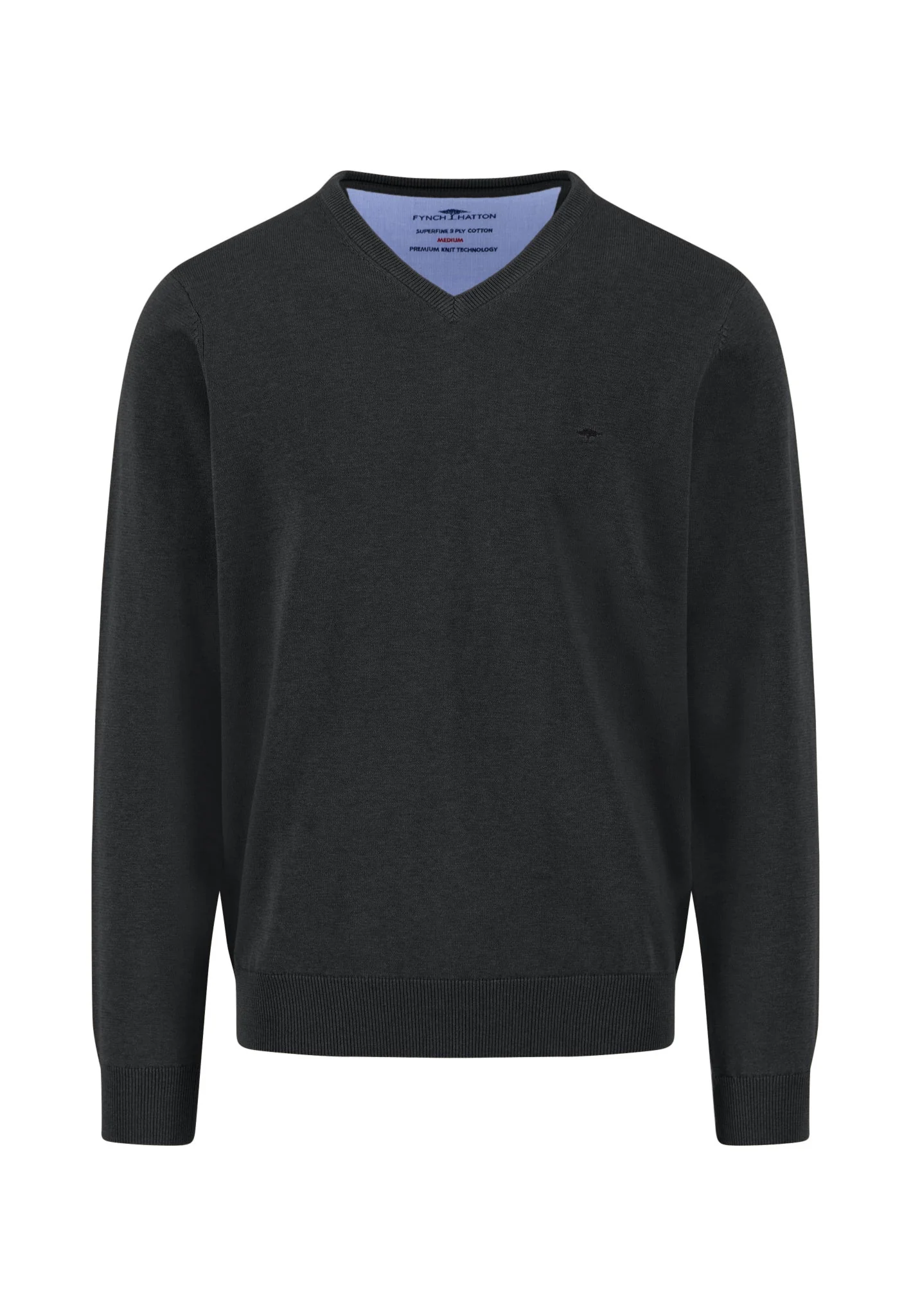 Feinstrickpullover aus Baumwolle mit V-Ausschnitt - Image 39