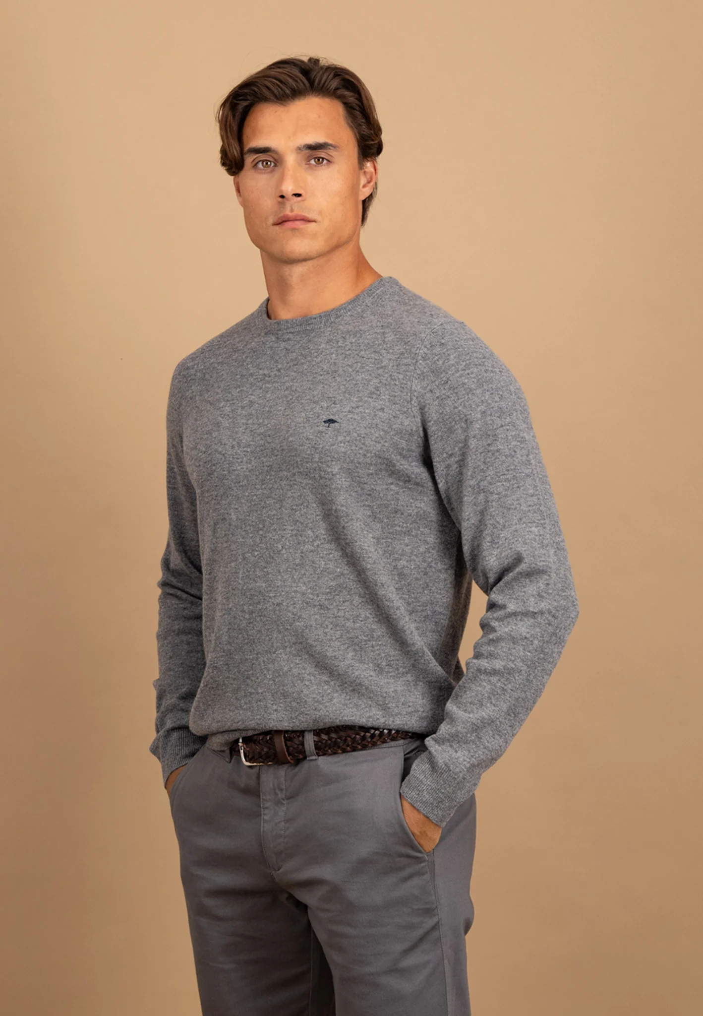 Feinstrickpullover aus Merino-Kaschmir mit Rundhalsausschnitt - Image 19