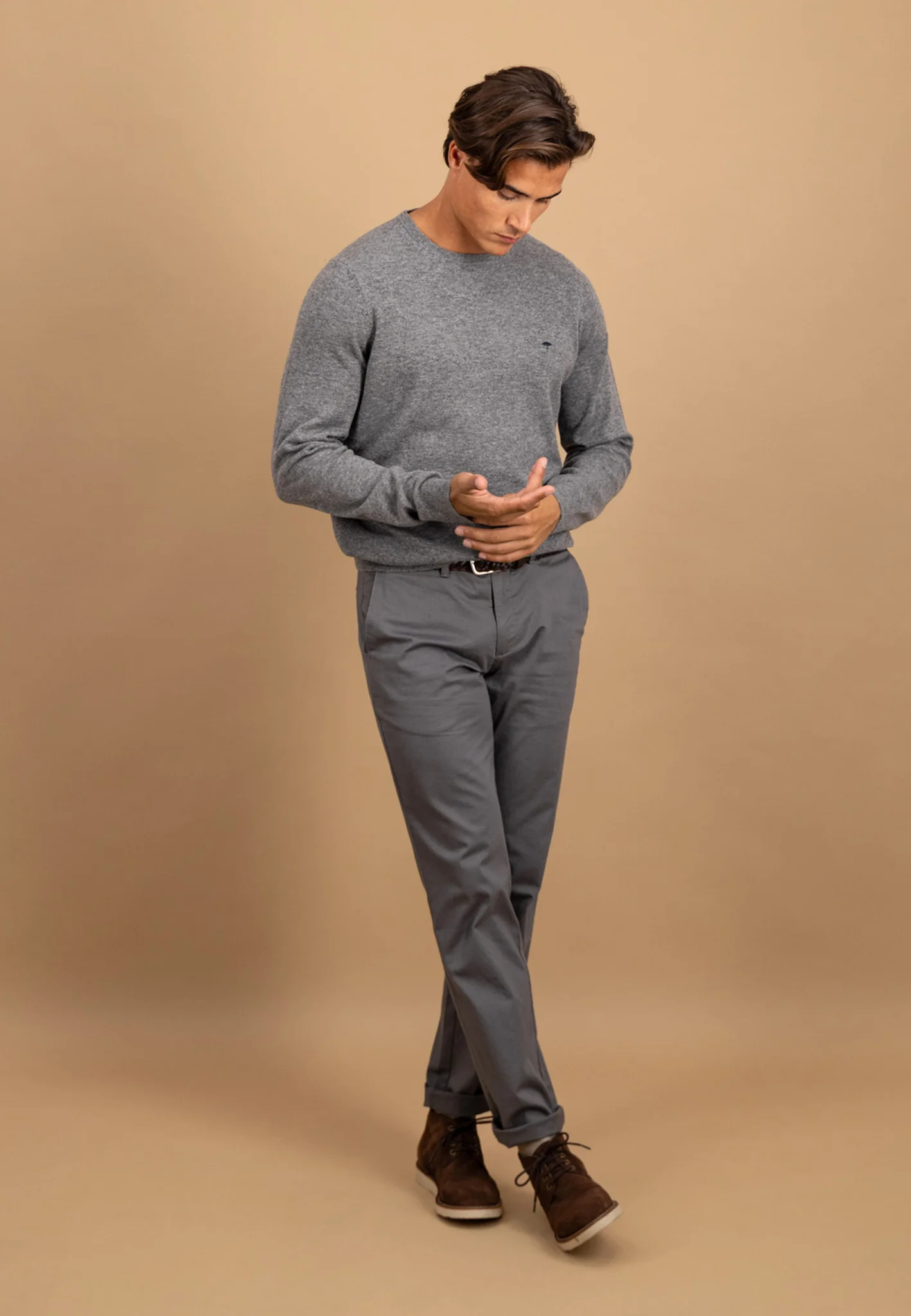 Feinstrickpullover aus Merino-Kaschmir mit Rundhalsausschnitt - Image 22