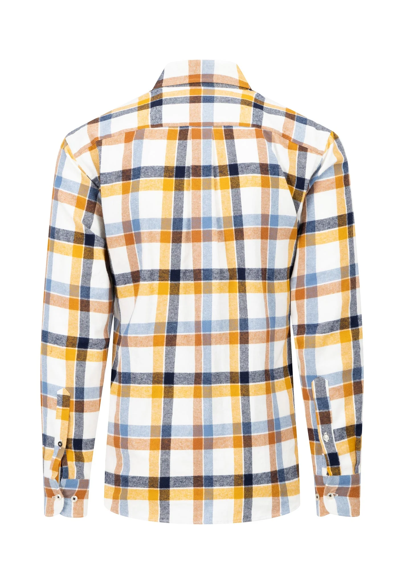 Flanellhemd aus Baumwolle mit Karomuster und Button-Down-Kragen - Image 2