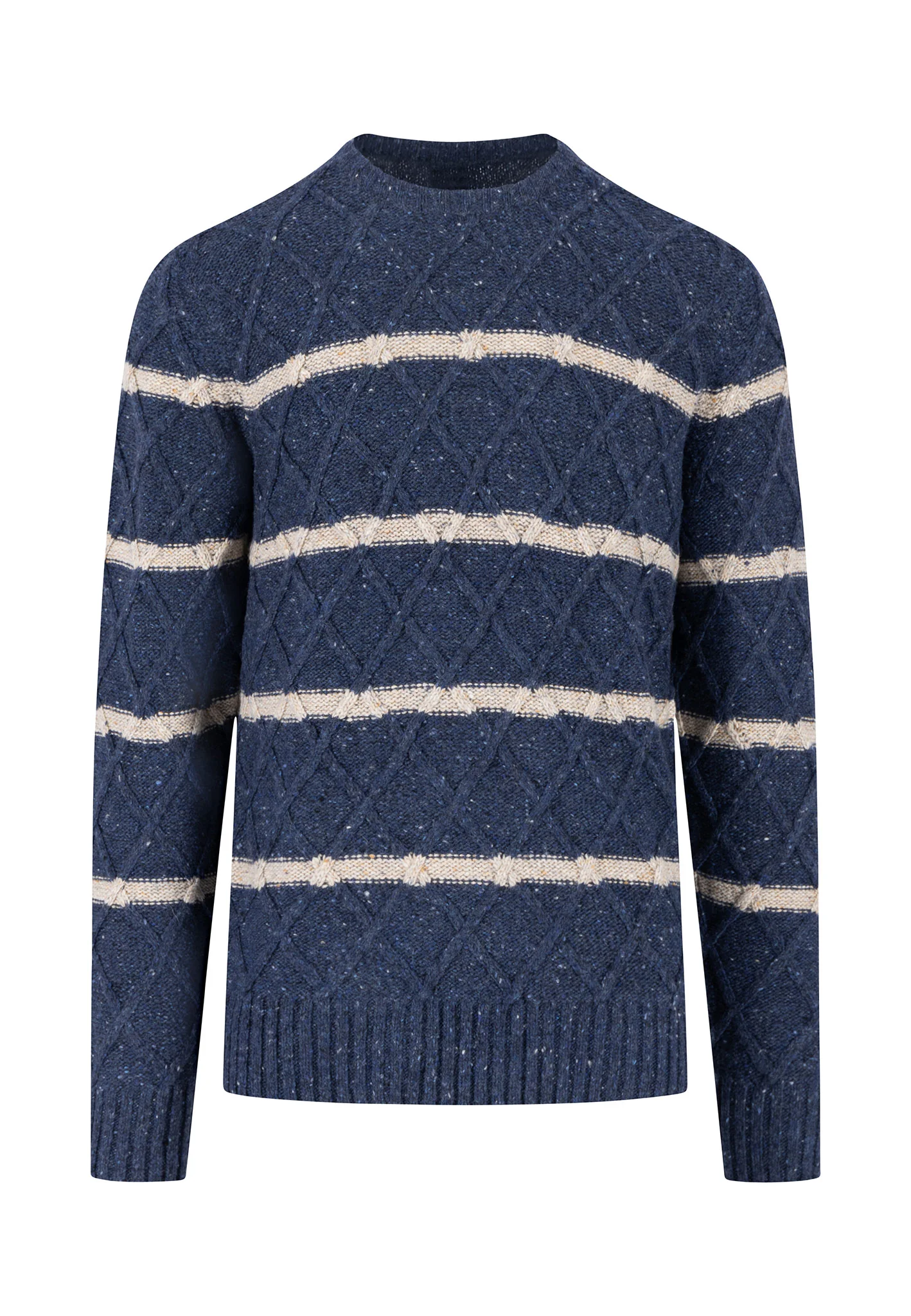 Gestreifter Pullover aus Donegal-Strick - Image 5