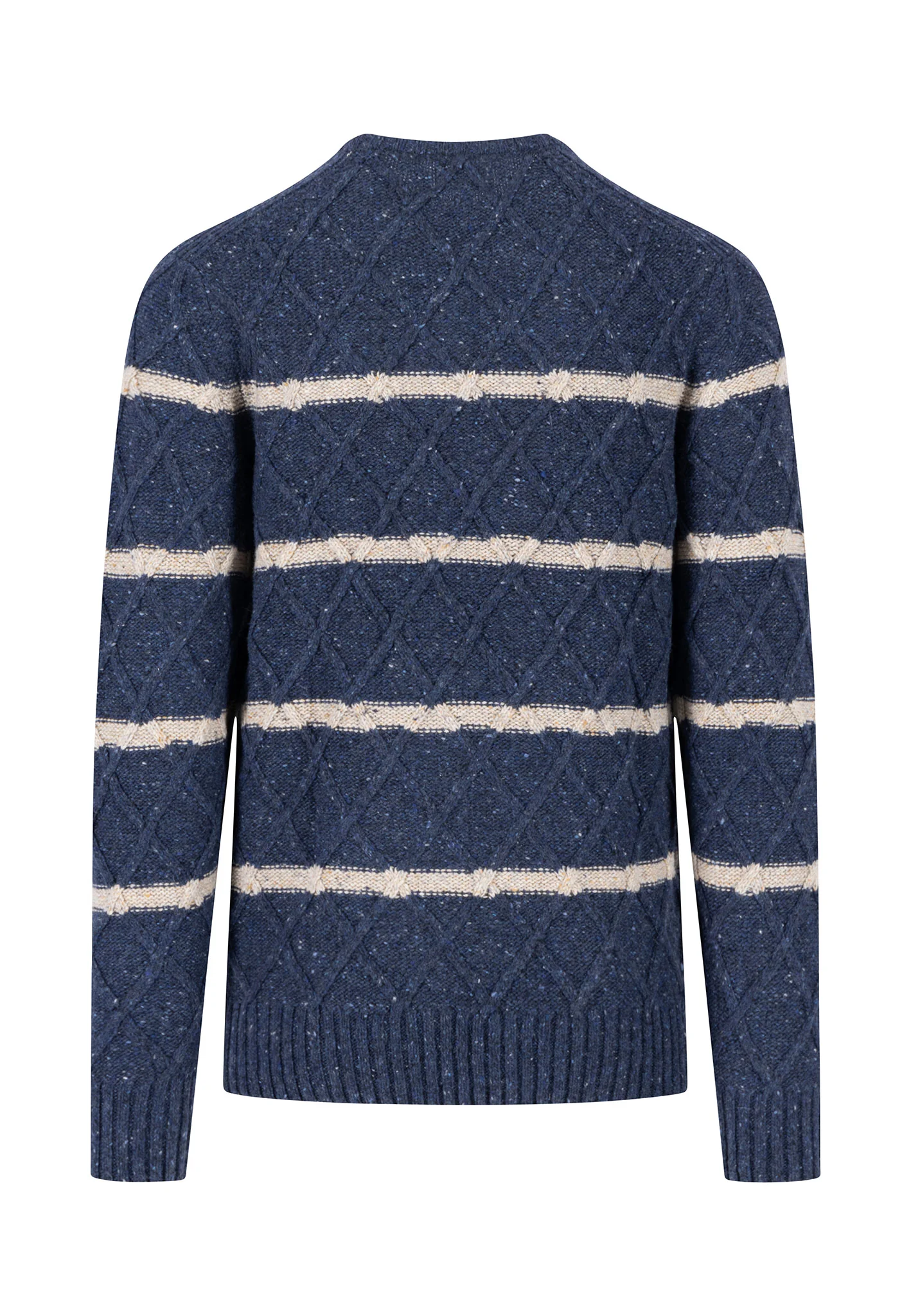 Gestreifter Pullover aus Donegal-Strick - Image 6