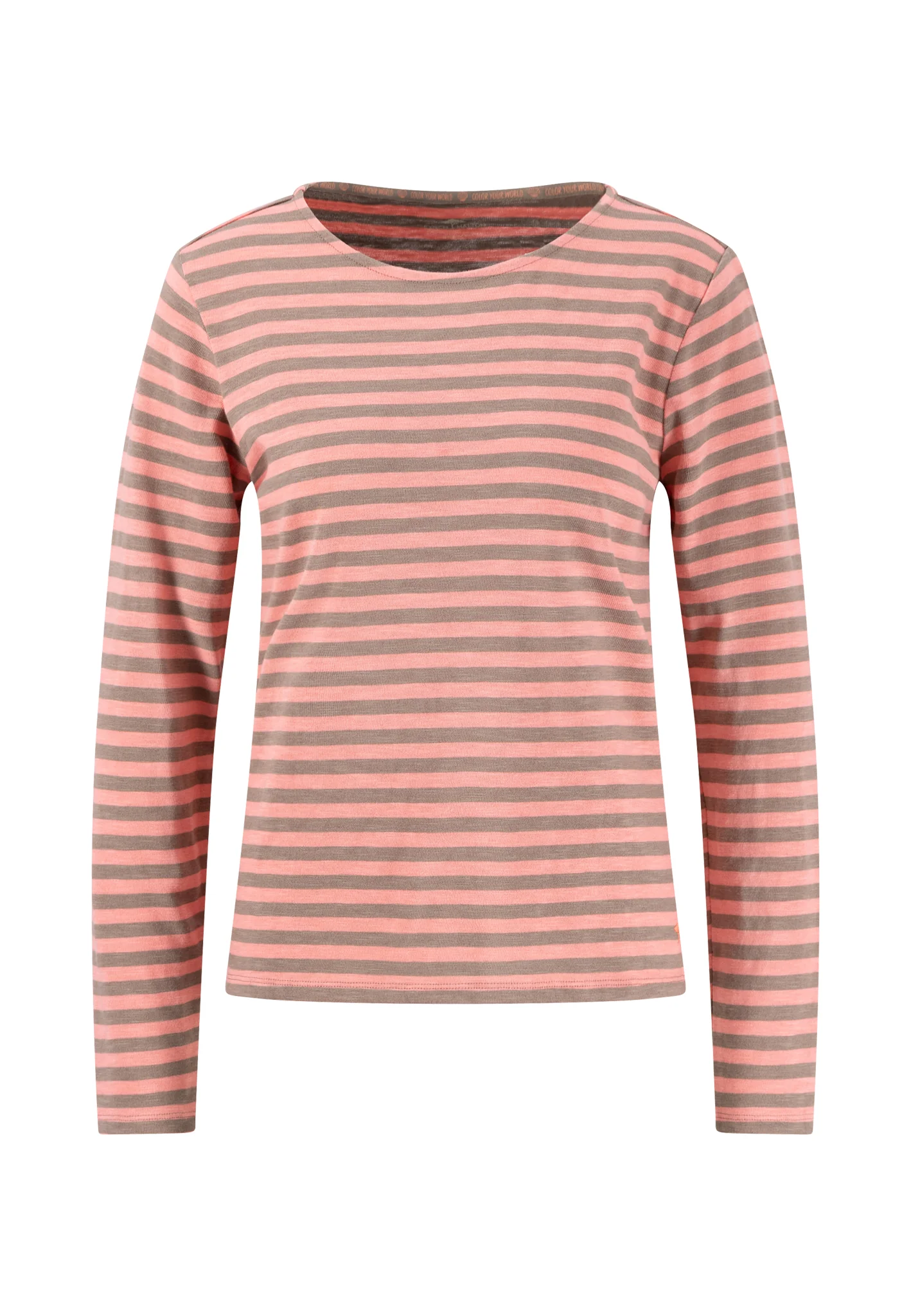 Gestreiftes Langarmshirt mit Rundhalsausschnitt - Image 7