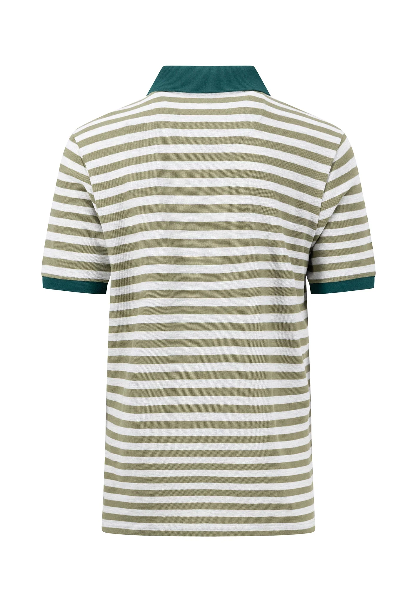 Gestreiftes Poloshirt mit Kontrast-Details - Image 8