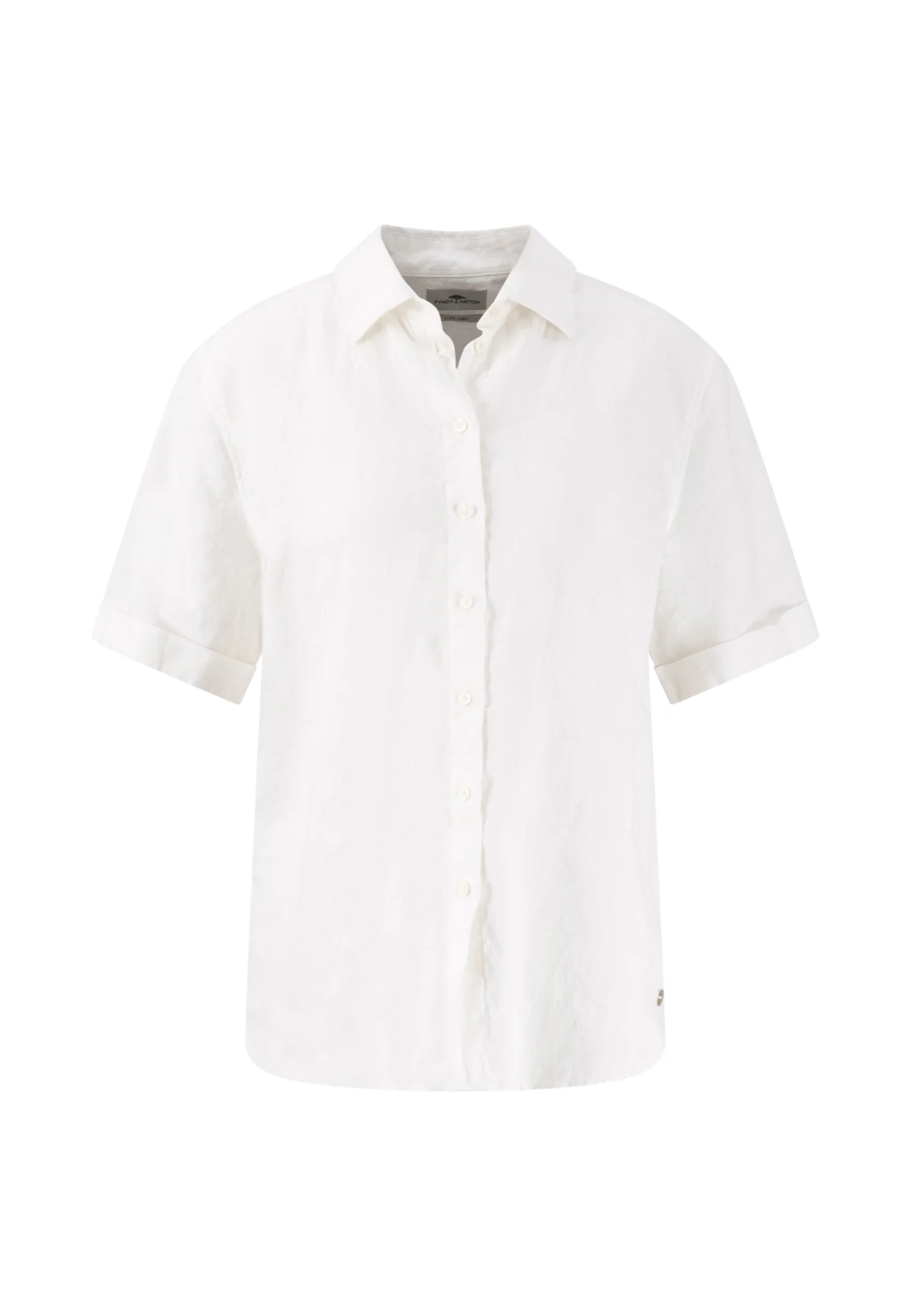 Halbarm-Bluse aus Leinenmix - Image 3