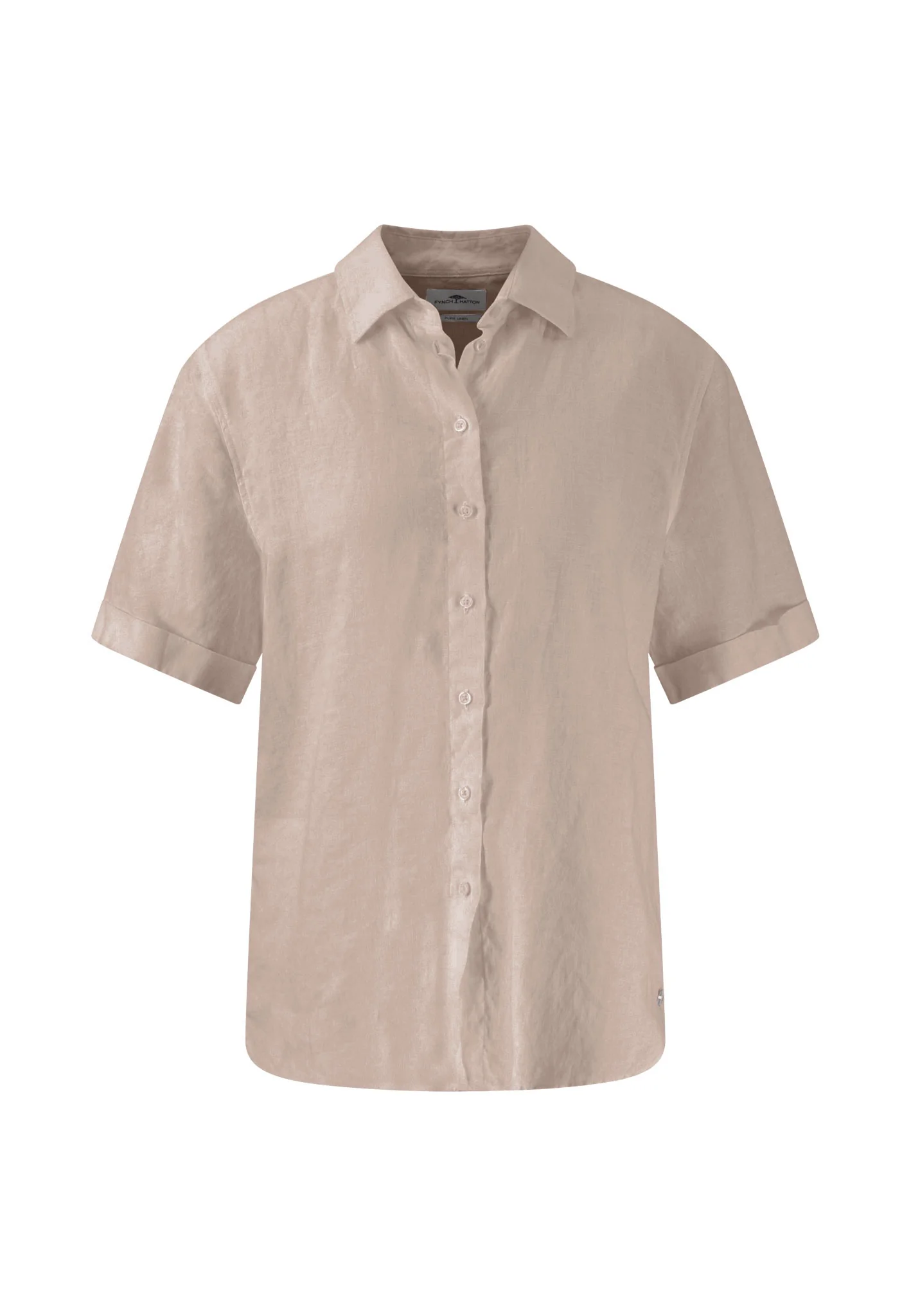 Halbarm-Bluse aus Leinenmix - Image 4