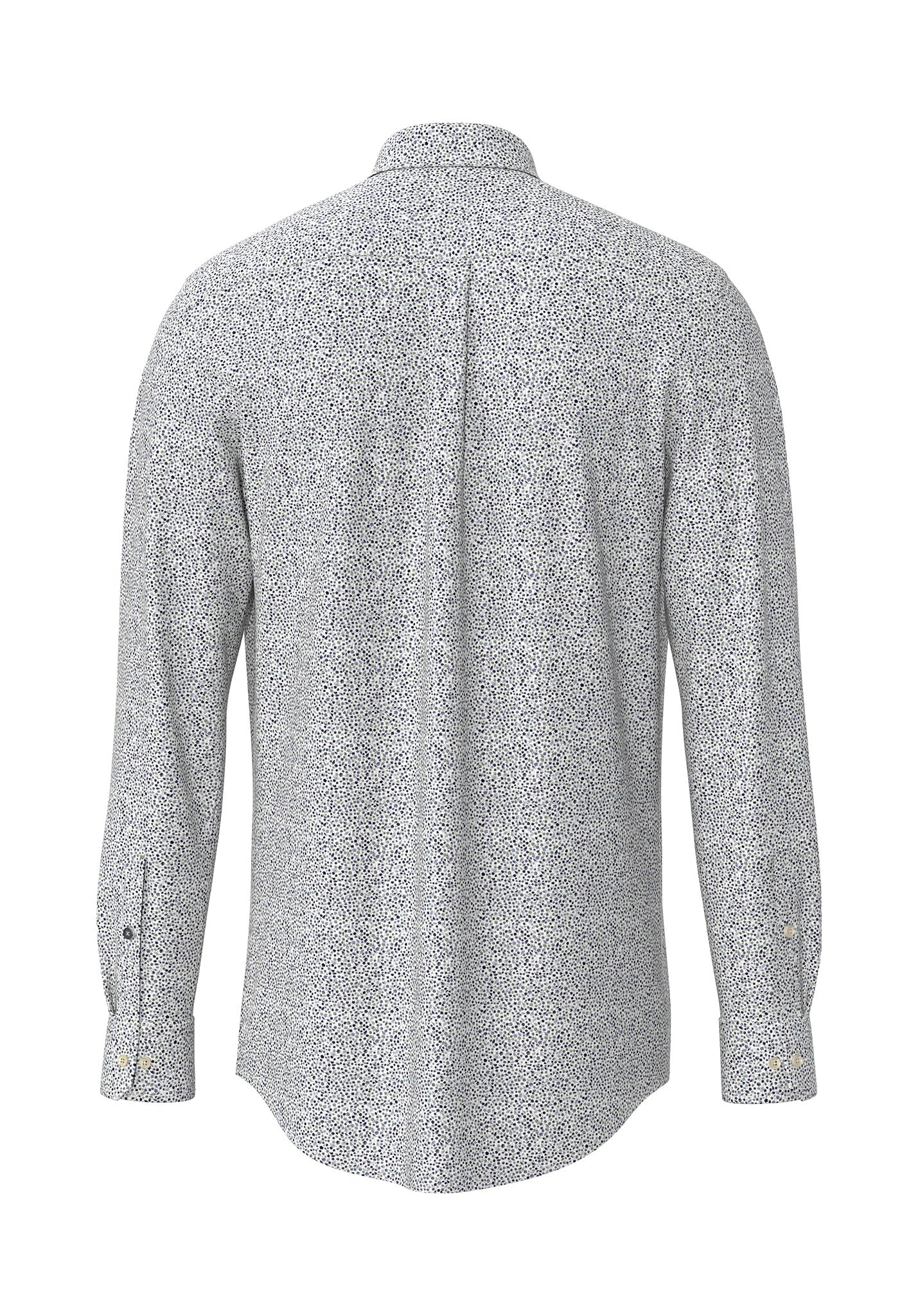 Hemd aus Baumwolle mit Allover-Print und Button-Down-Kragen - Image 6