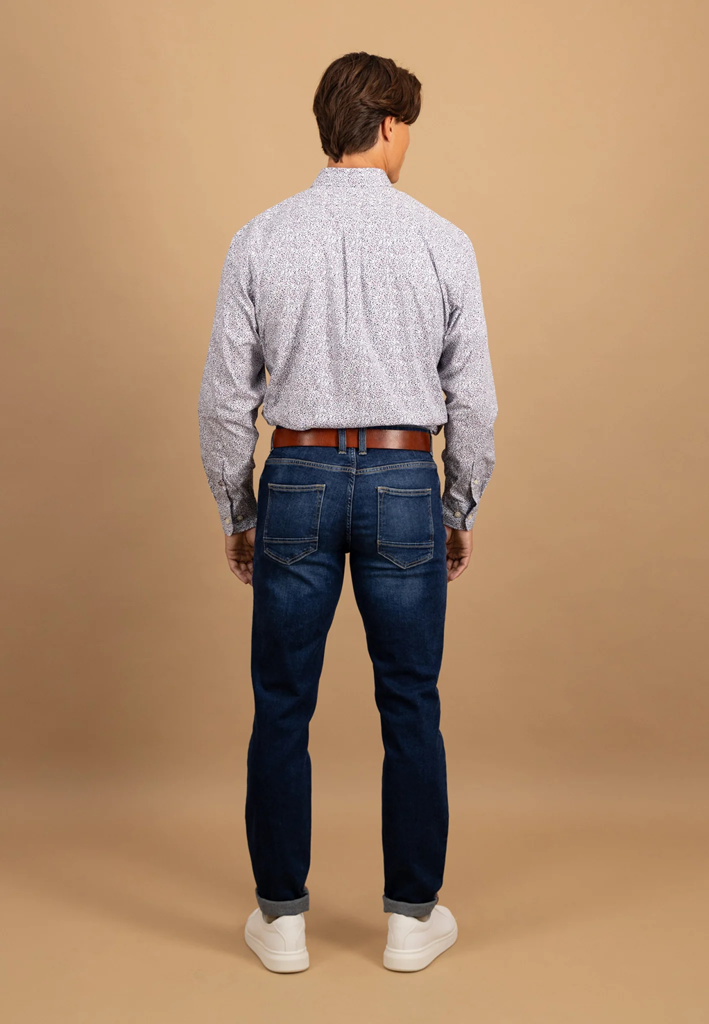 Hemd aus Baumwolle mit Allover-Print und Button-Down-Kragen - Image 9