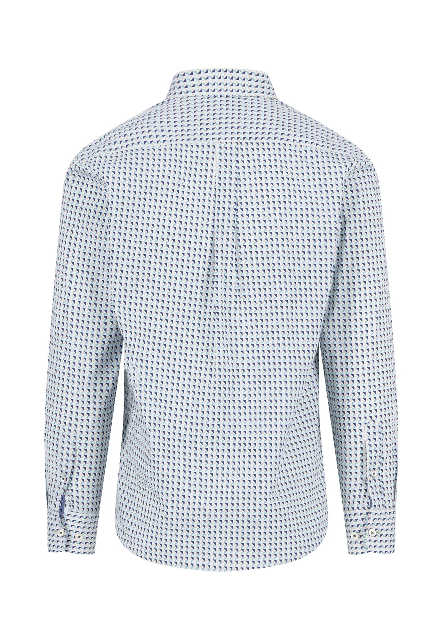 Hemd aus Baumwolle mit Allover-Print und Button-Down-Kragen - Image 4