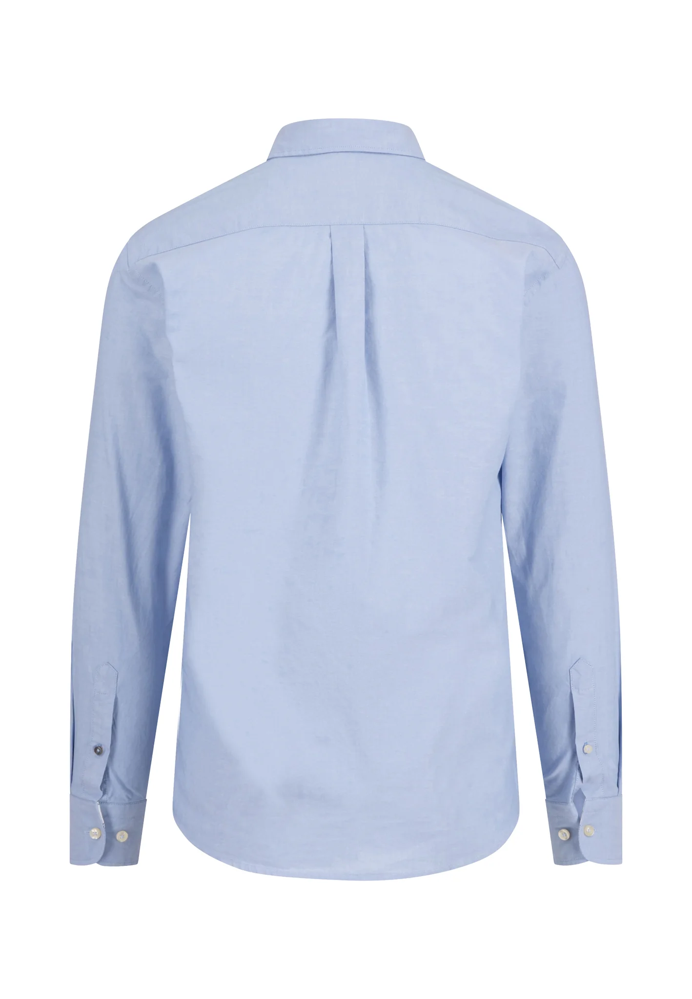 Oxfordhemd aus Baumwolle mit Brusttasche und Button-Down-Kragen - Image 4