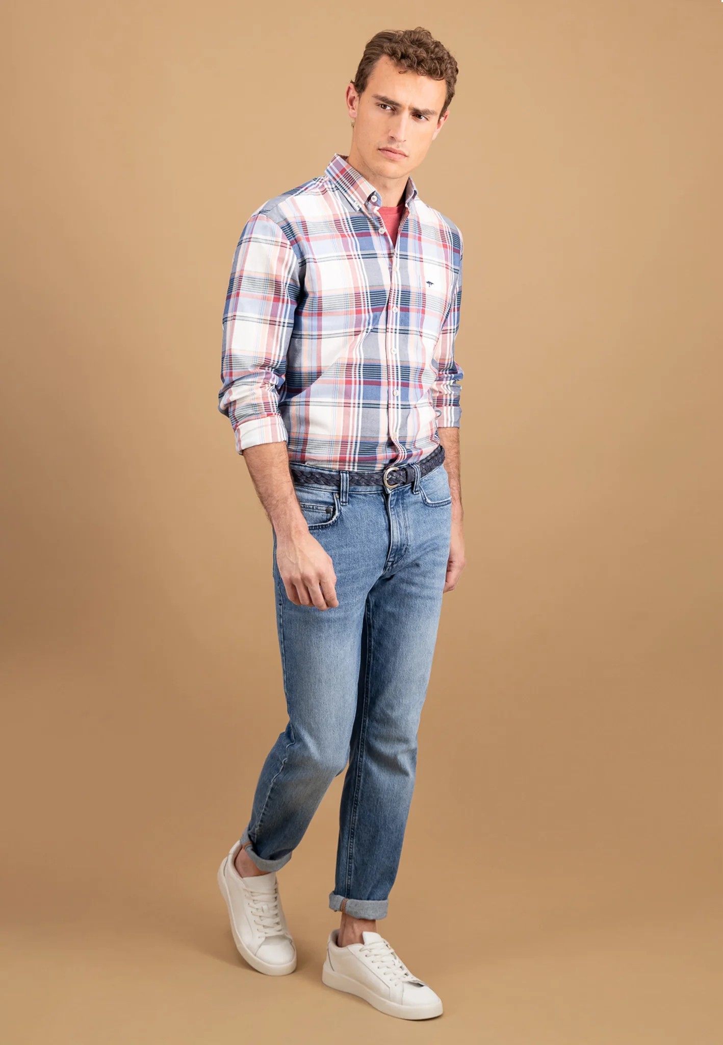 Oxfordhemd aus Baumwolle mit Button-Down-Kragen - Image 7