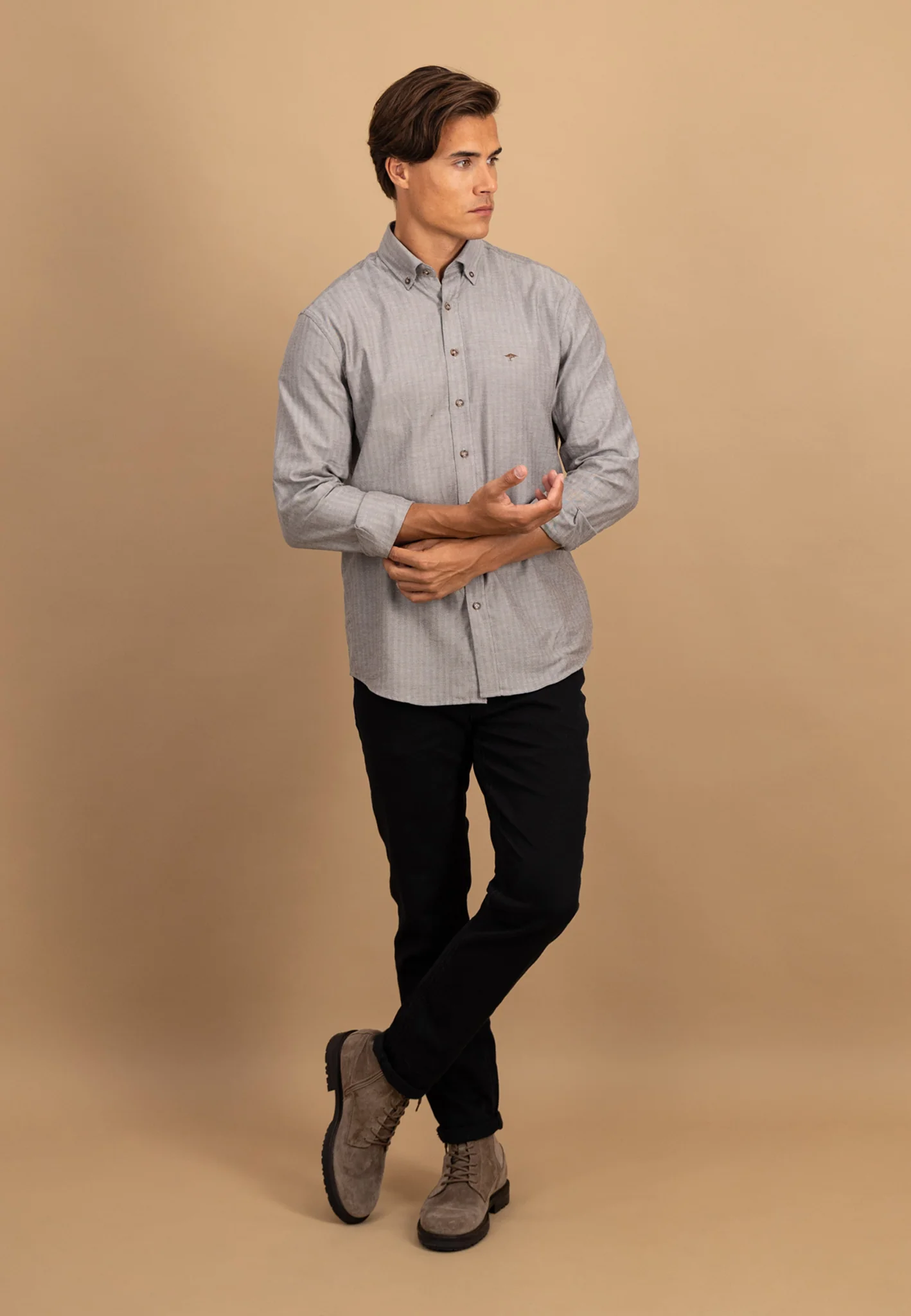 Hemd aus Baumwolle mit Button-Down-Kragen - Image 15