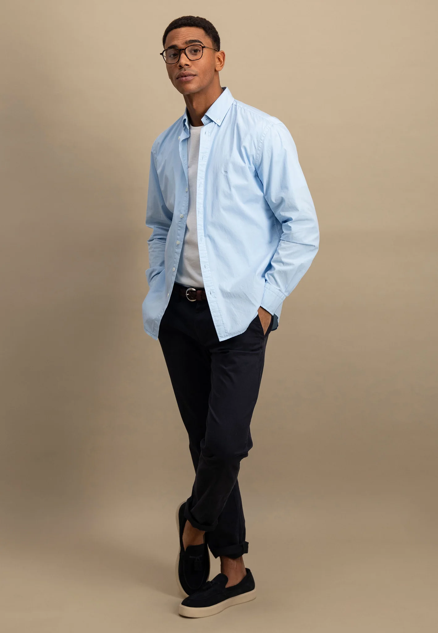 Hemd aus Baumwolle mit Button-Down-Kragen - Image 5