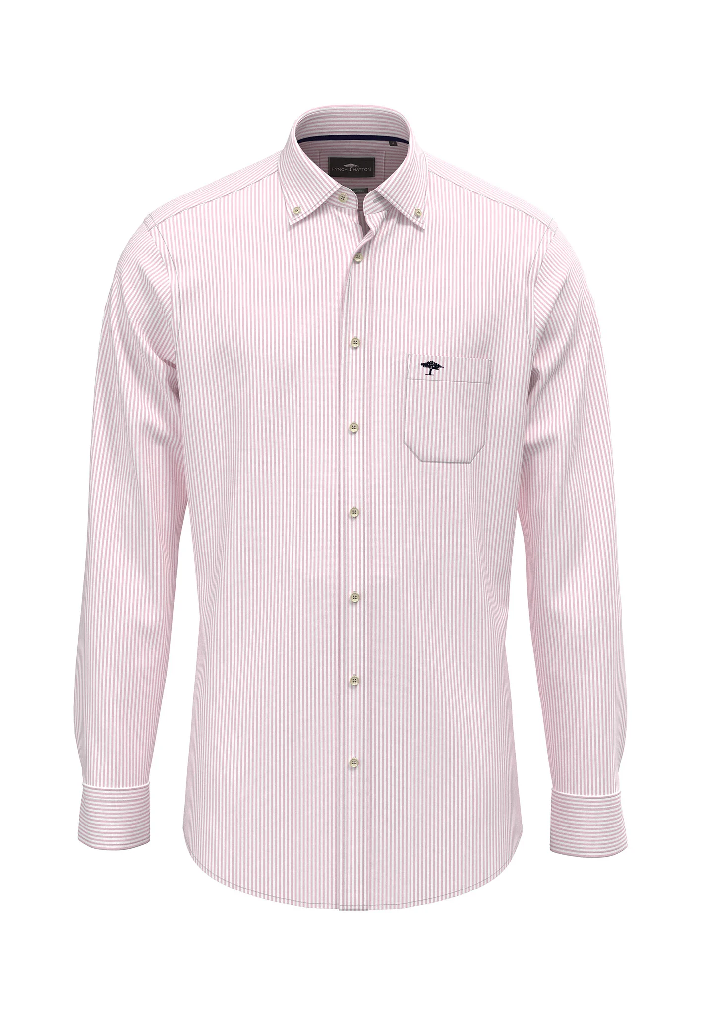 Hemd aus Baumwolle mit Button-Down-Kragen