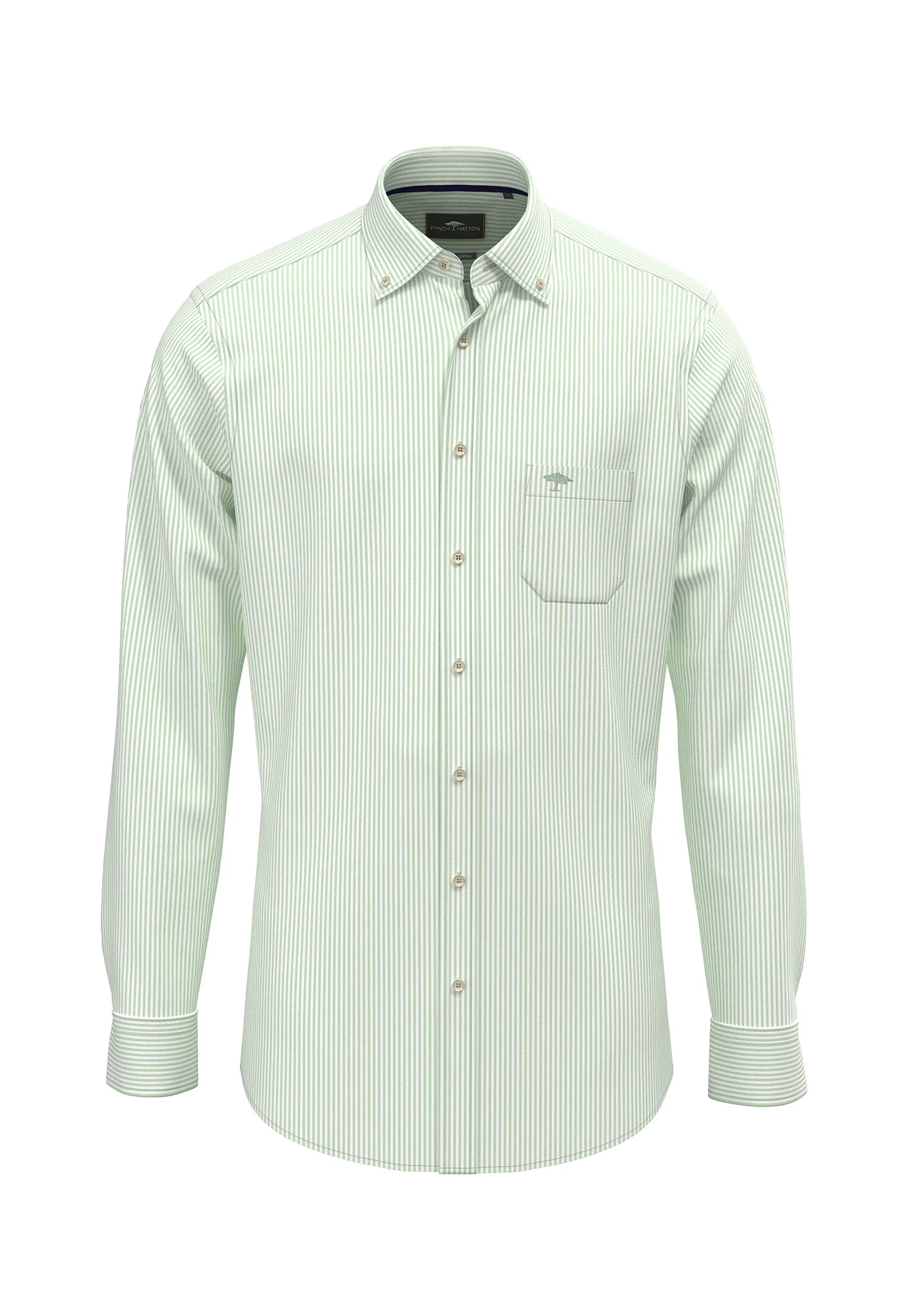 Hemd aus Baumwolle mit Button-Down-Kragen - Image 3