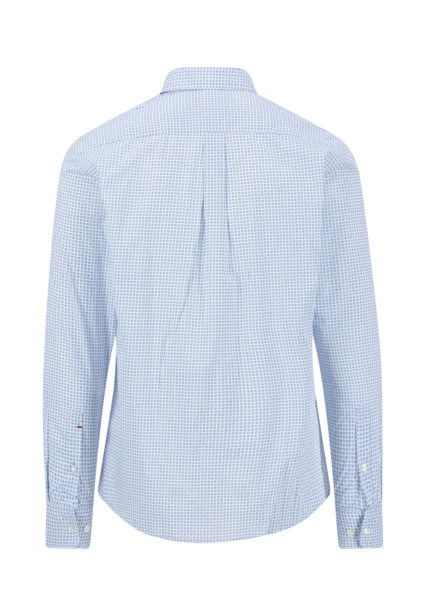 Hemd aus Baumwolle mit Button-Down-Kragen und Allover-Print - Image 6