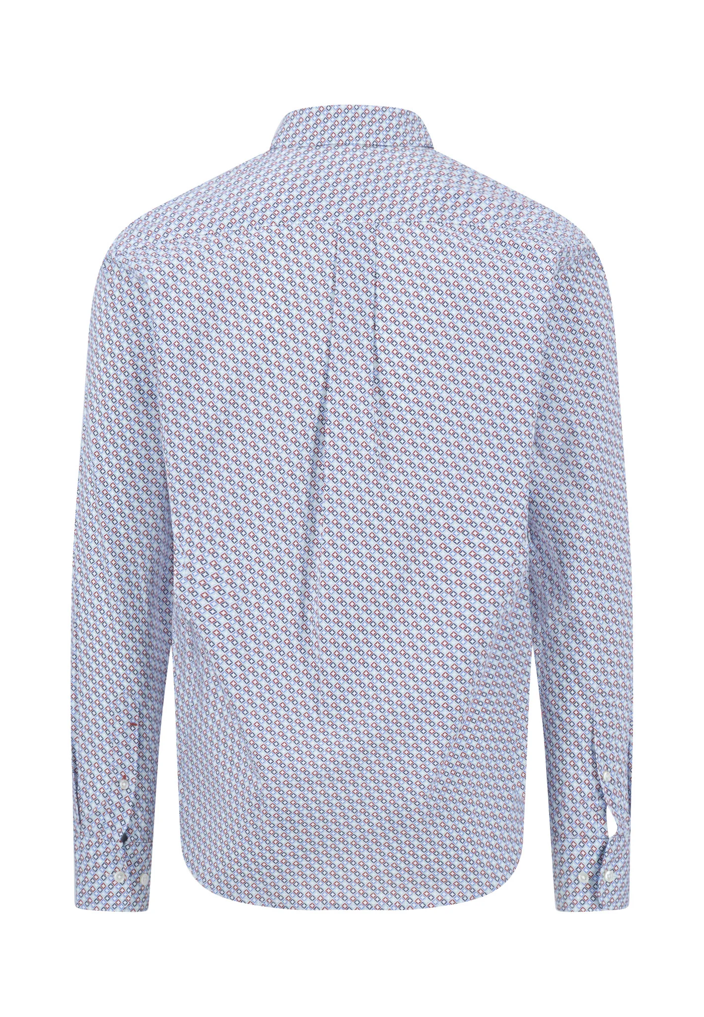 Hemd aus Baumwolle mit Button-Down-Kragen und Allover-Print - Image 8