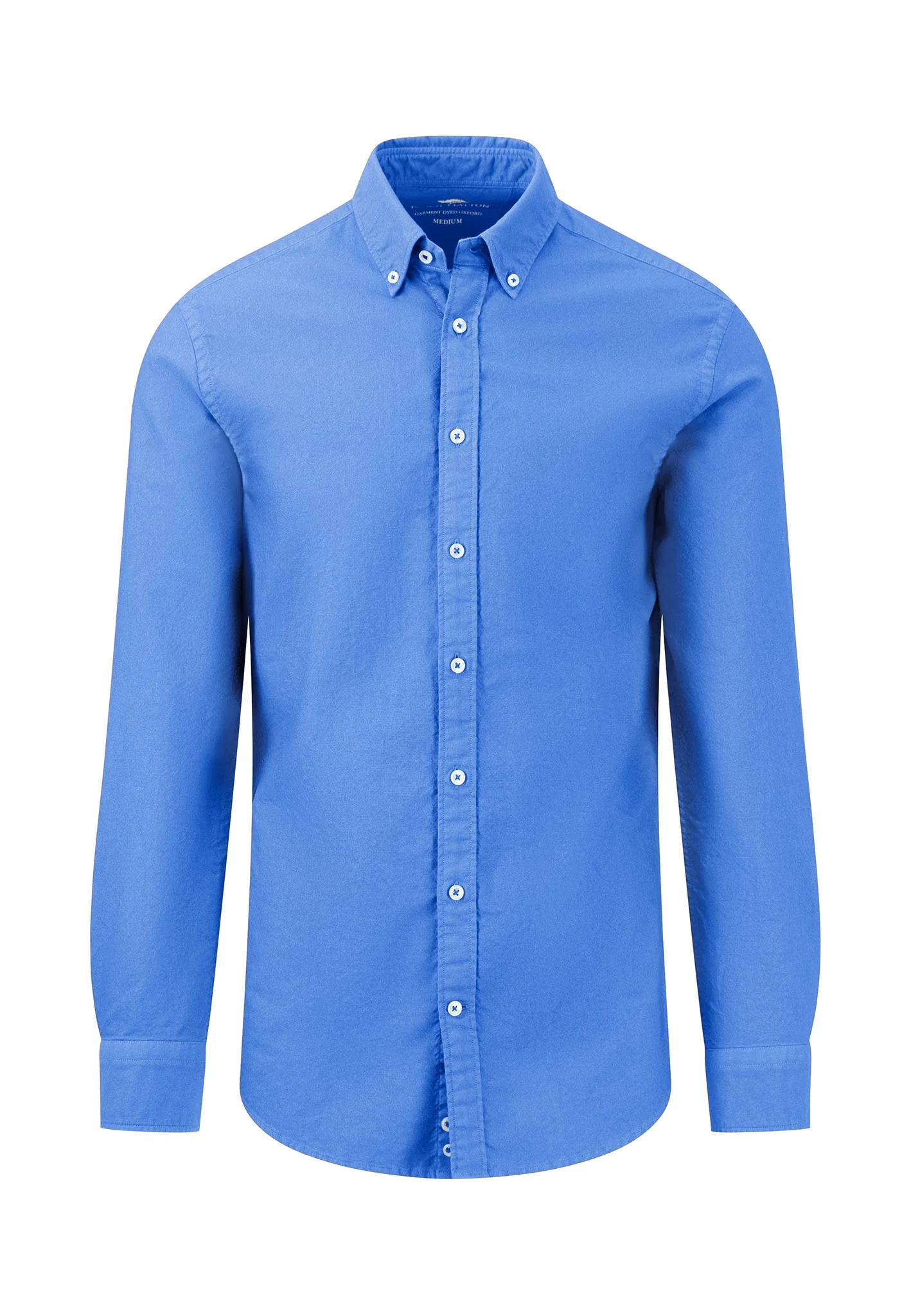 Hemd aus Baumwolle mit Button-Down-Kragen und Knopfleiste - Image 4