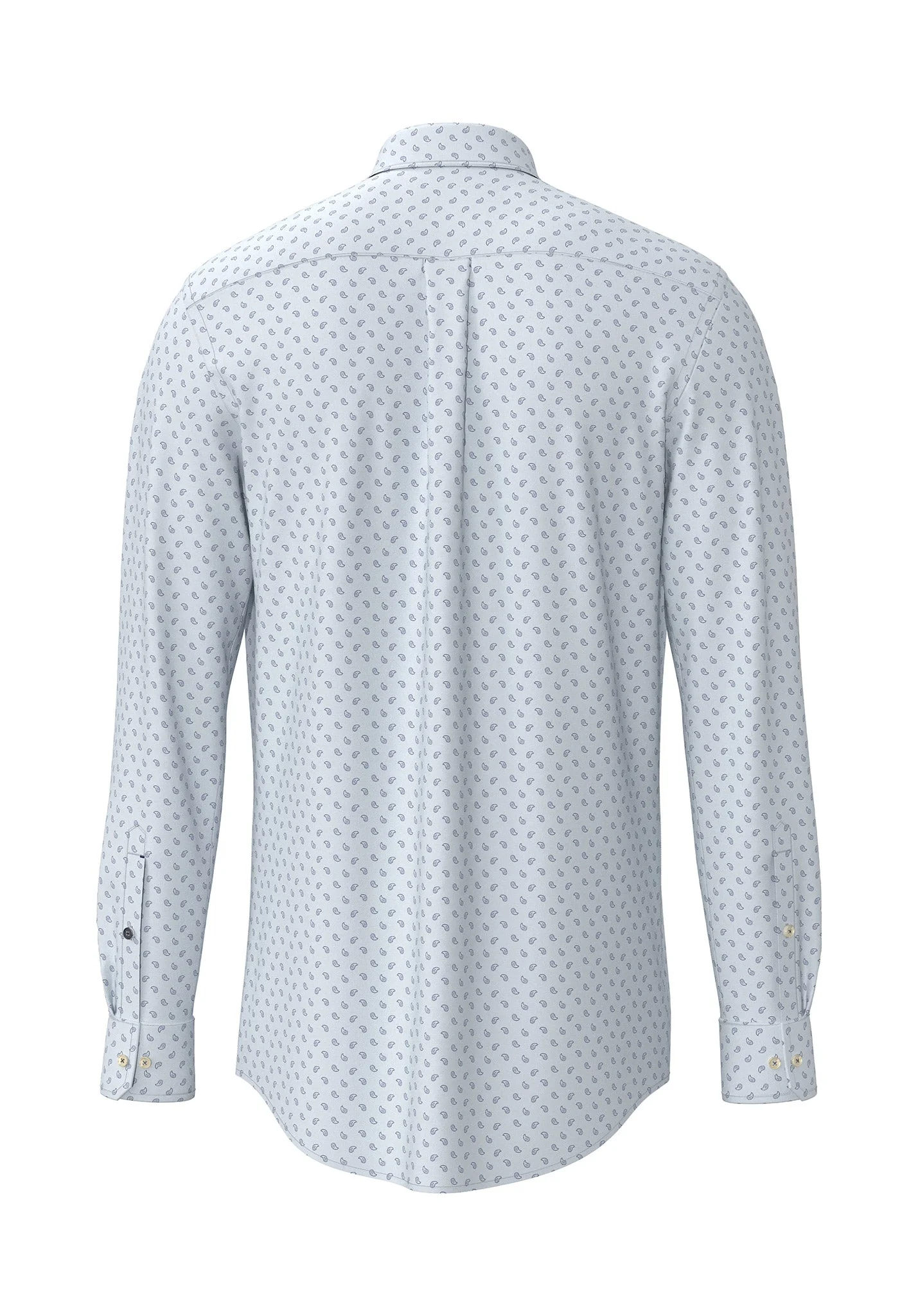 Hemd aus Baumwolle mit feinem Print und Button-Down-Kragen - Image 6