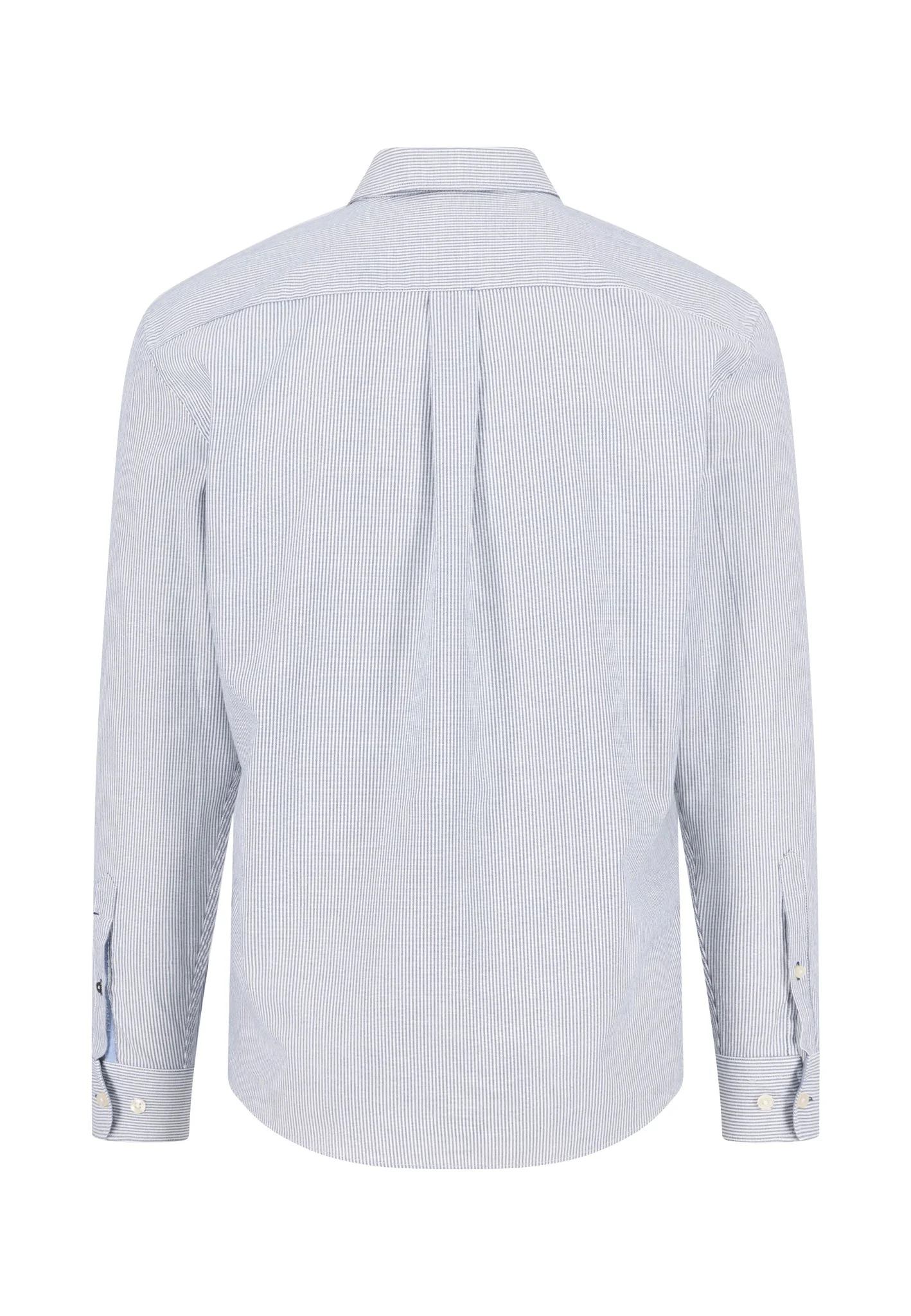 Hemd aus Baumwolle mit feinem Streifenmuster und Button-Down-Kragen - Image 18