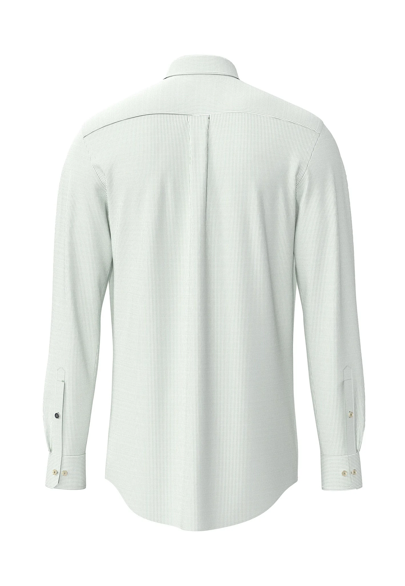 Hemd aus Baumwolle mit feinem Streifenmuster und Button-Down-Kragen - Image 24
