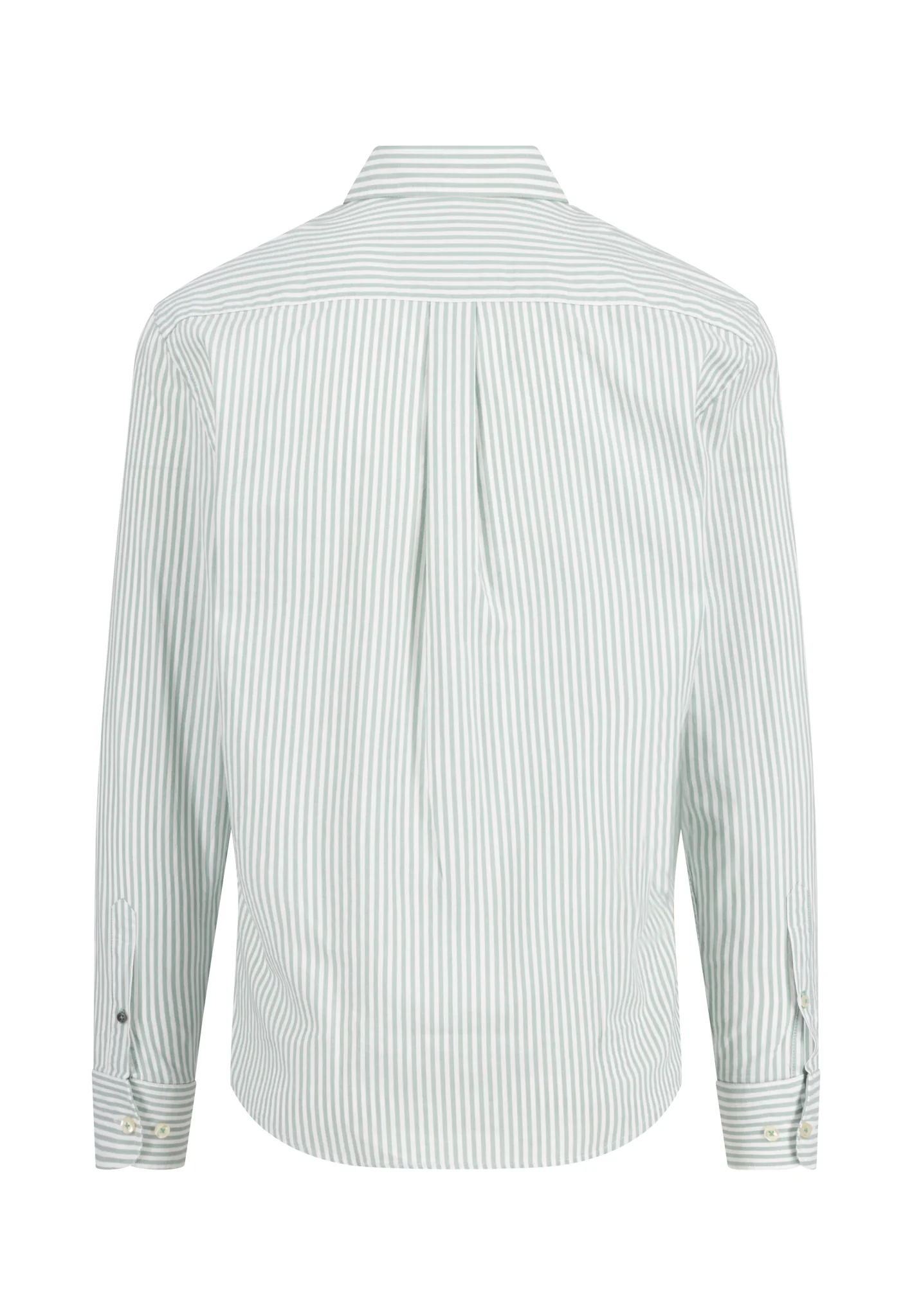 Oxfordhemd aus Baumwolle mit feinem Streifenmuster und Button-Down-Kragen - Image 12