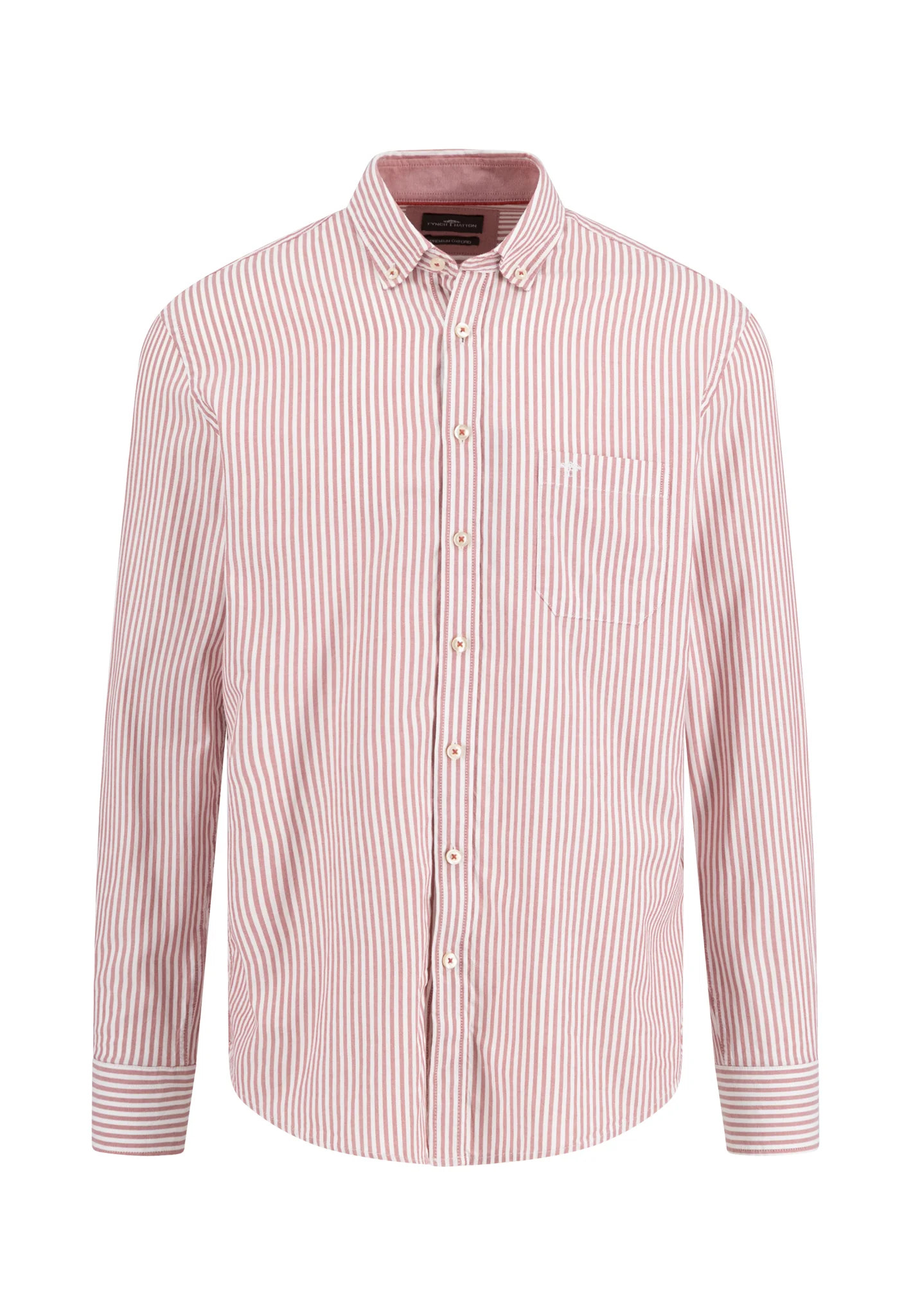 Oxfordhemd aus Baumwolle mit feinem Streifenmuster und Button-Down-Kragen - Image 13