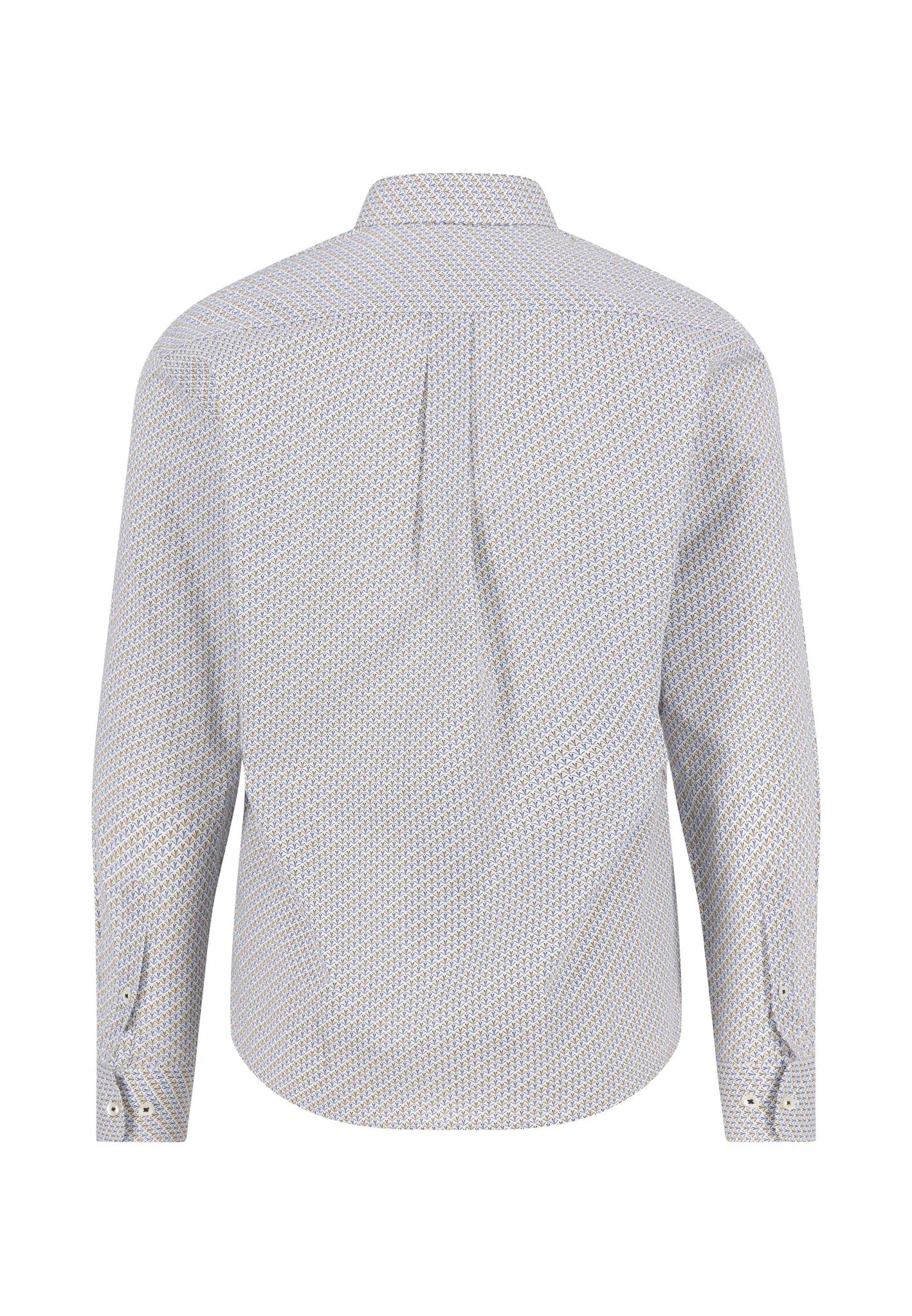 Hemd aus Baumwolle mit filigranem Allover-Print und Button-Down-Kragen - Image 14