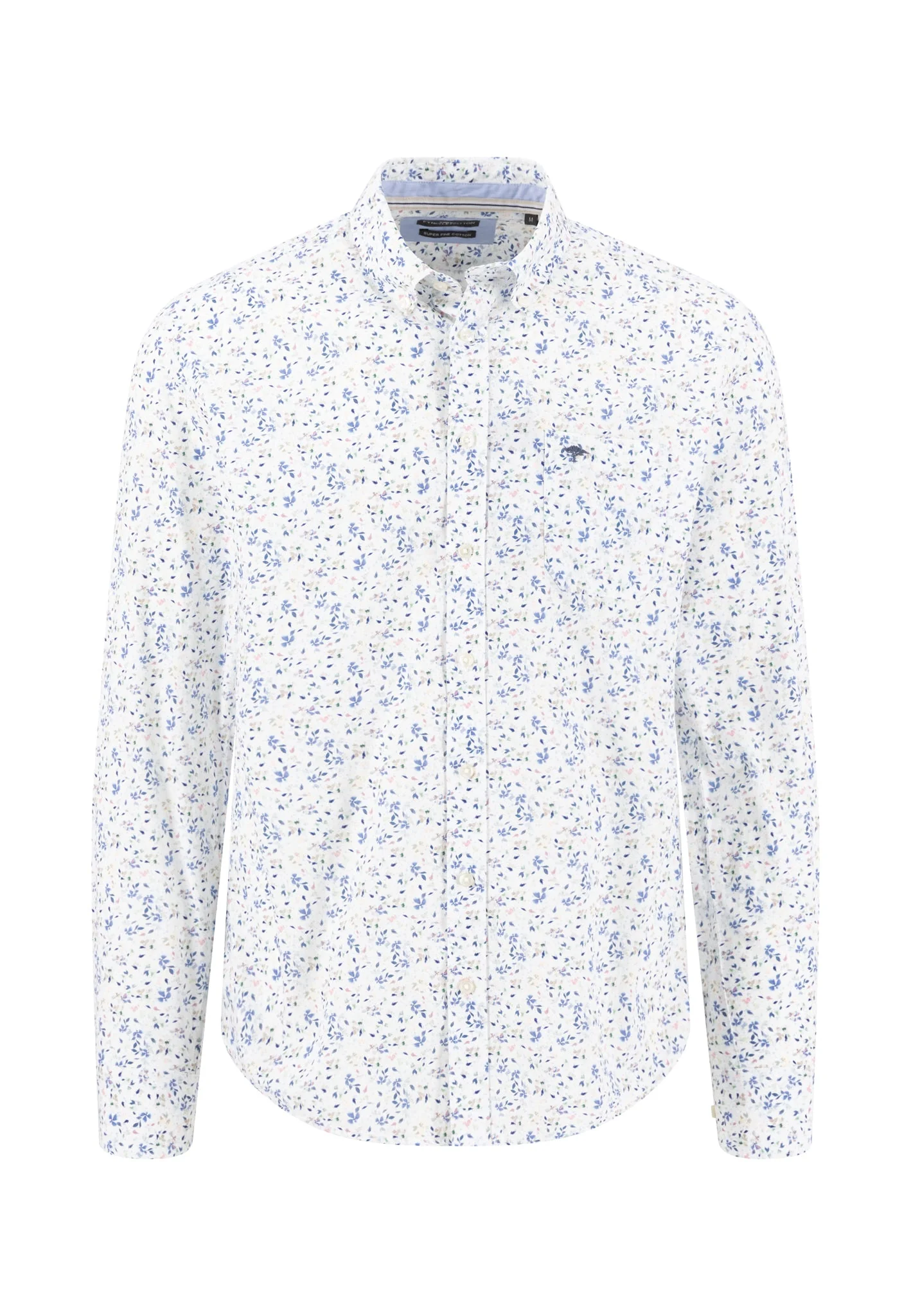 Hemd aus Baumwolle mit floralem Allover-Print und Button-Down-Kragen - Image 4