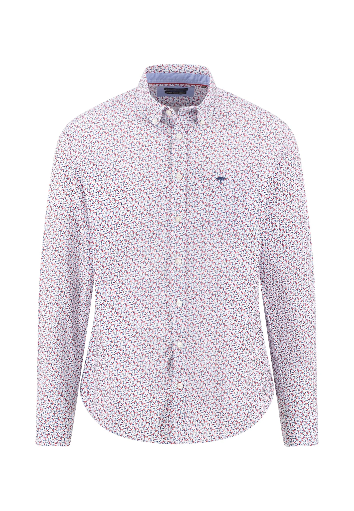 Hemd aus Baumwolle mit floralem Allover-Print und Button-Down-Kragen - Image 4