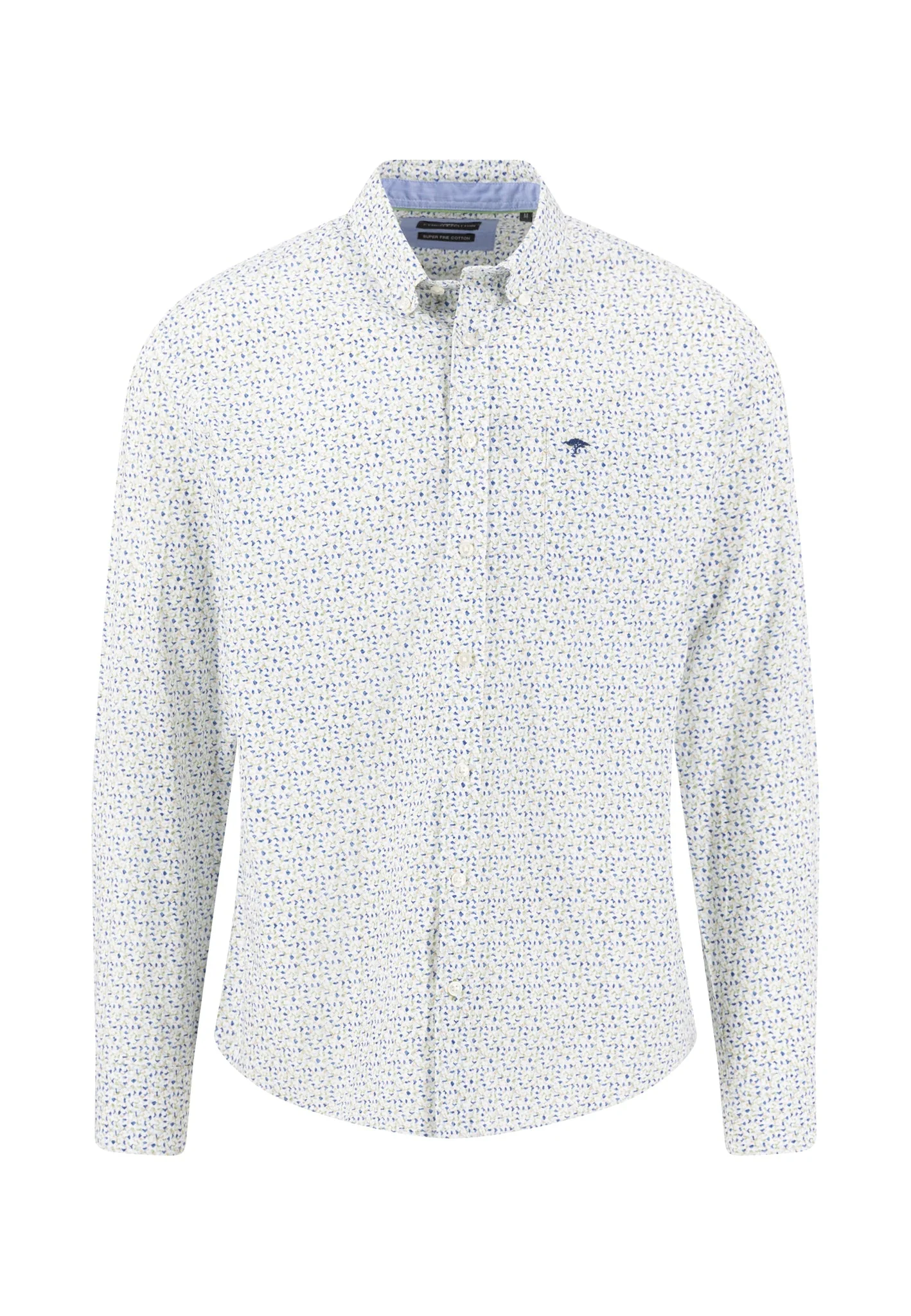 Hemd aus Baumwolle mit floralem Allover-Print und Button-Down-Kragen - Image 9