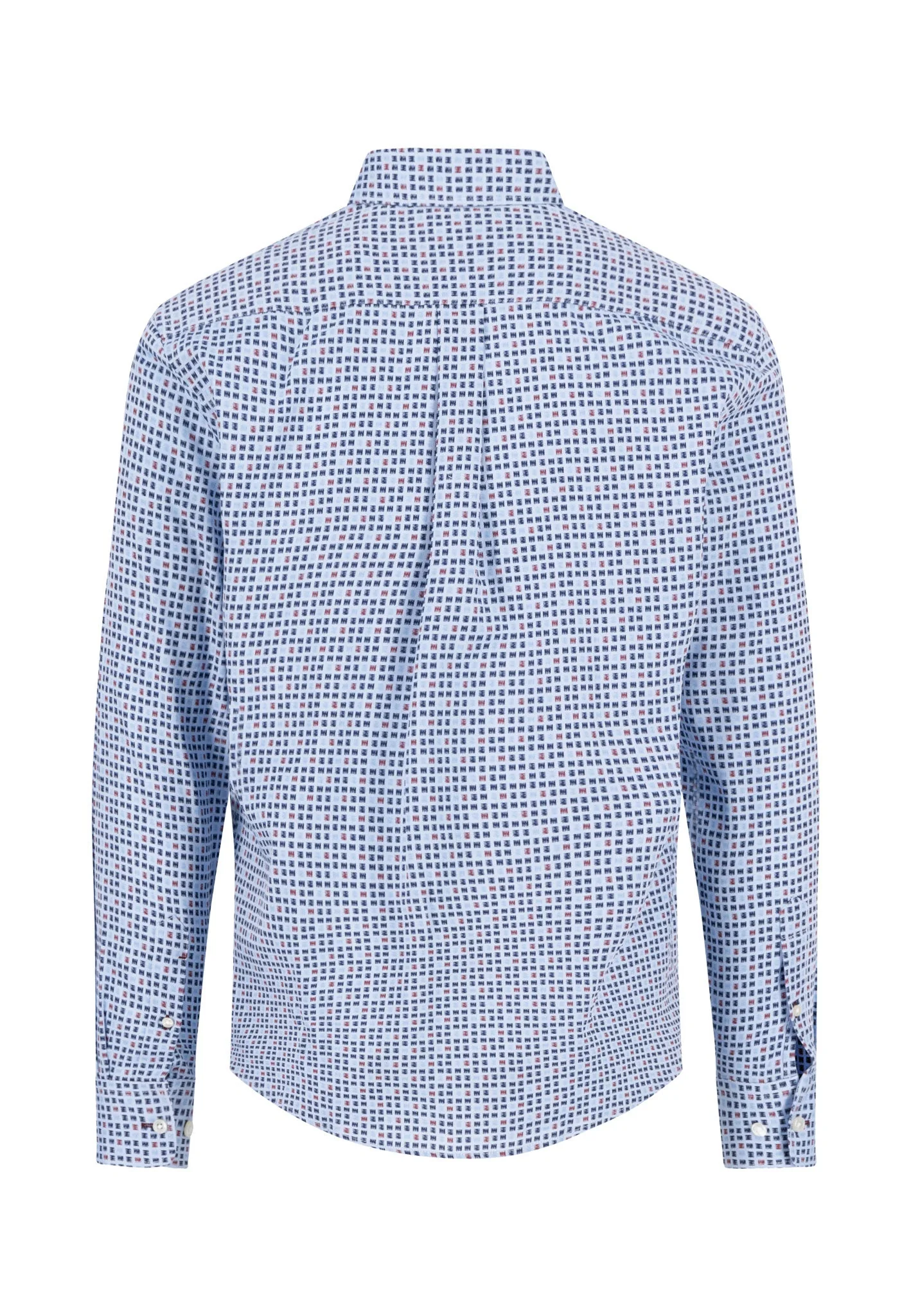 Hemd aus Baumwolle mit grafischem Muster und Button-Down-Kragen - Image 2