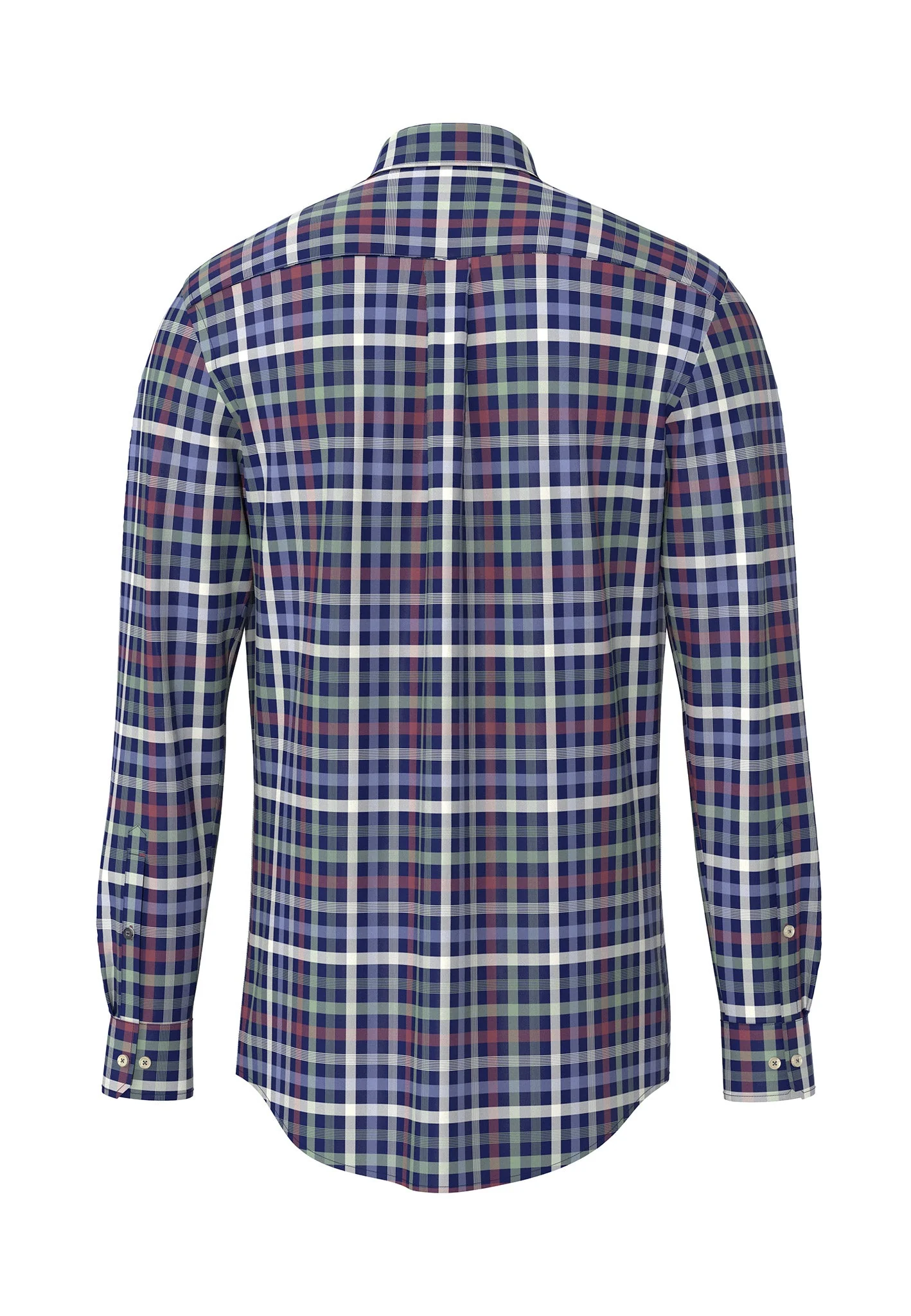 Hemd aus Baumwolle mit großem Karomuster und Button-Down-Kragen - Image 2