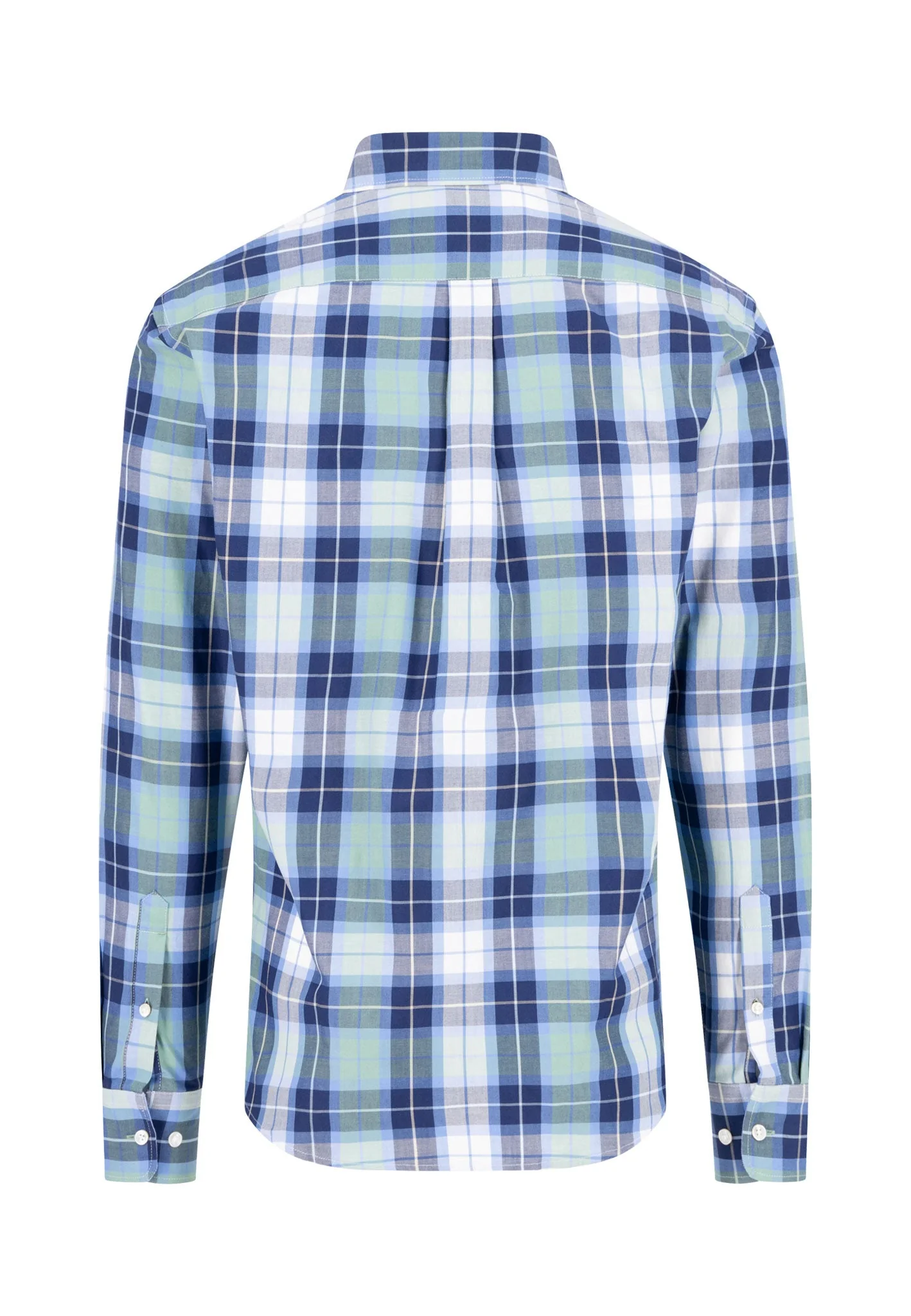 Hemd aus Baumwolle mit großem Karomuster und Button-Down-Kragen - Image 6