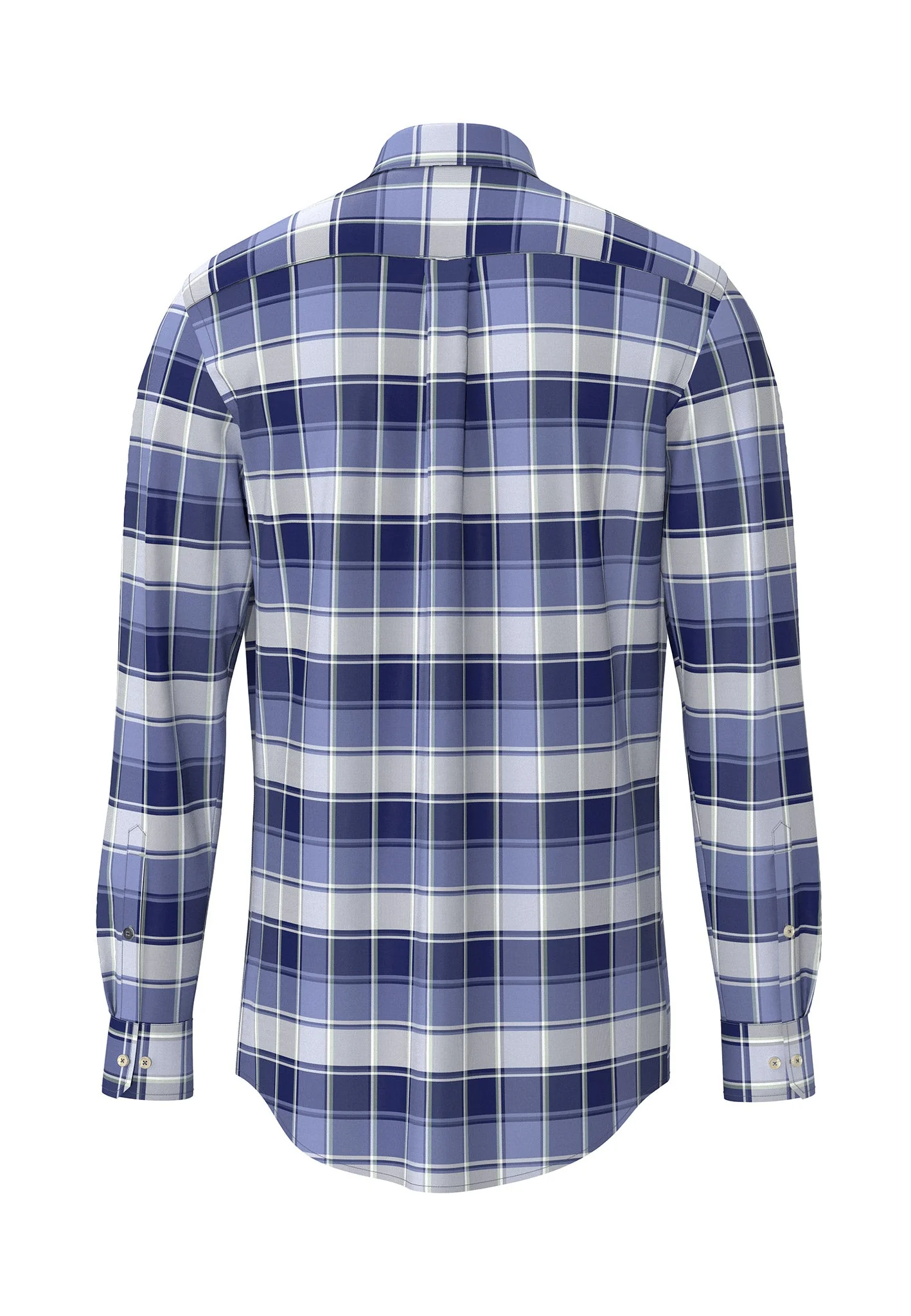 Oxfordhemd aus Baumwolle mit großflächigem Karomuster und Button-Down-Kragen - Image 8