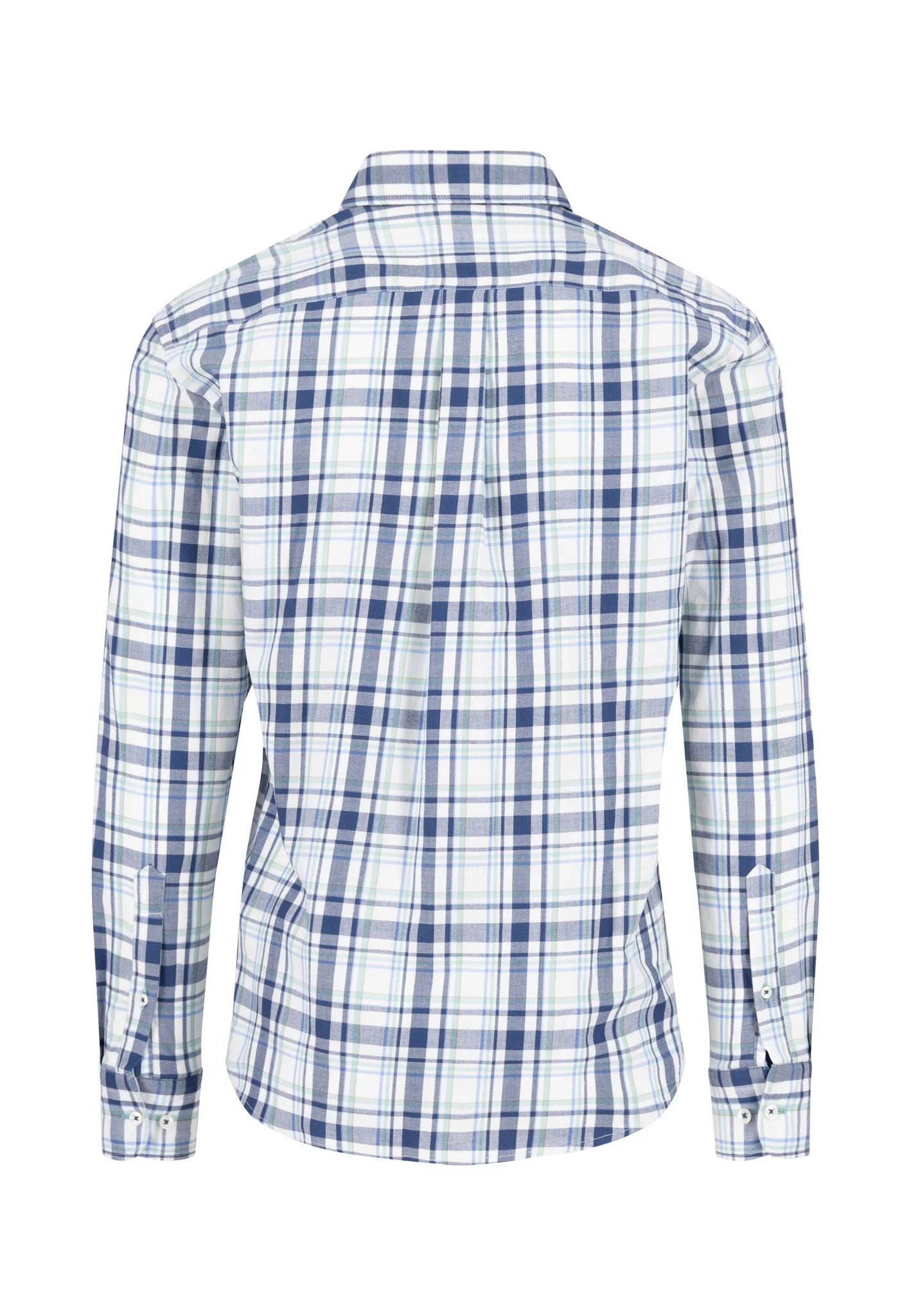 Hemd aus Baumwolle mit kariertem Muster und Button-Down-Kragen - Image 4