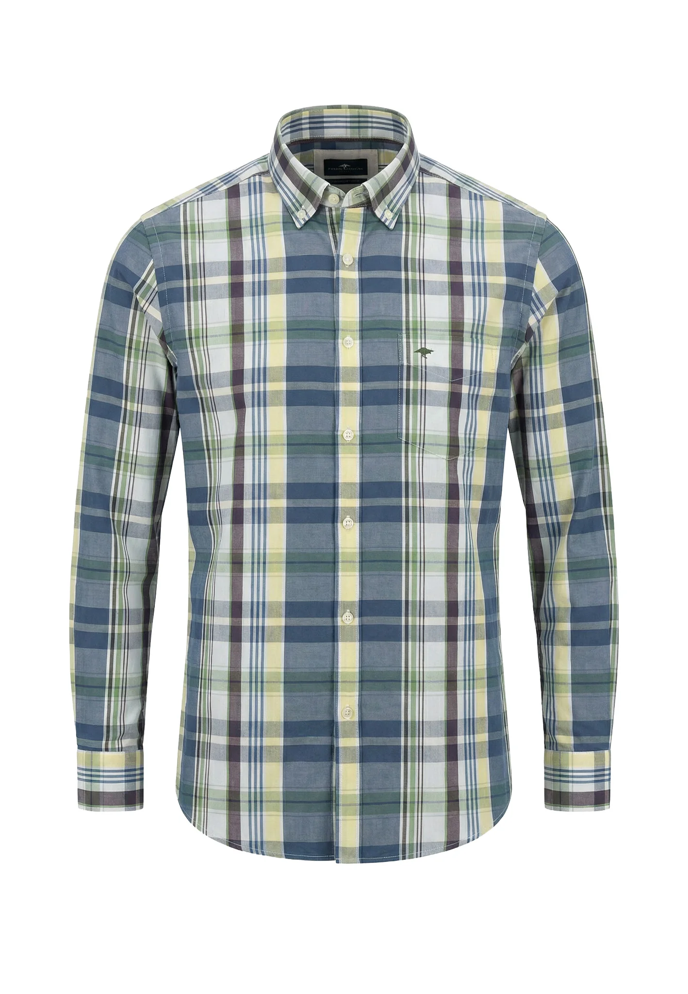 Hemd aus Baumwolle mit Karomuster und Button-Down-Kragen - Image 4