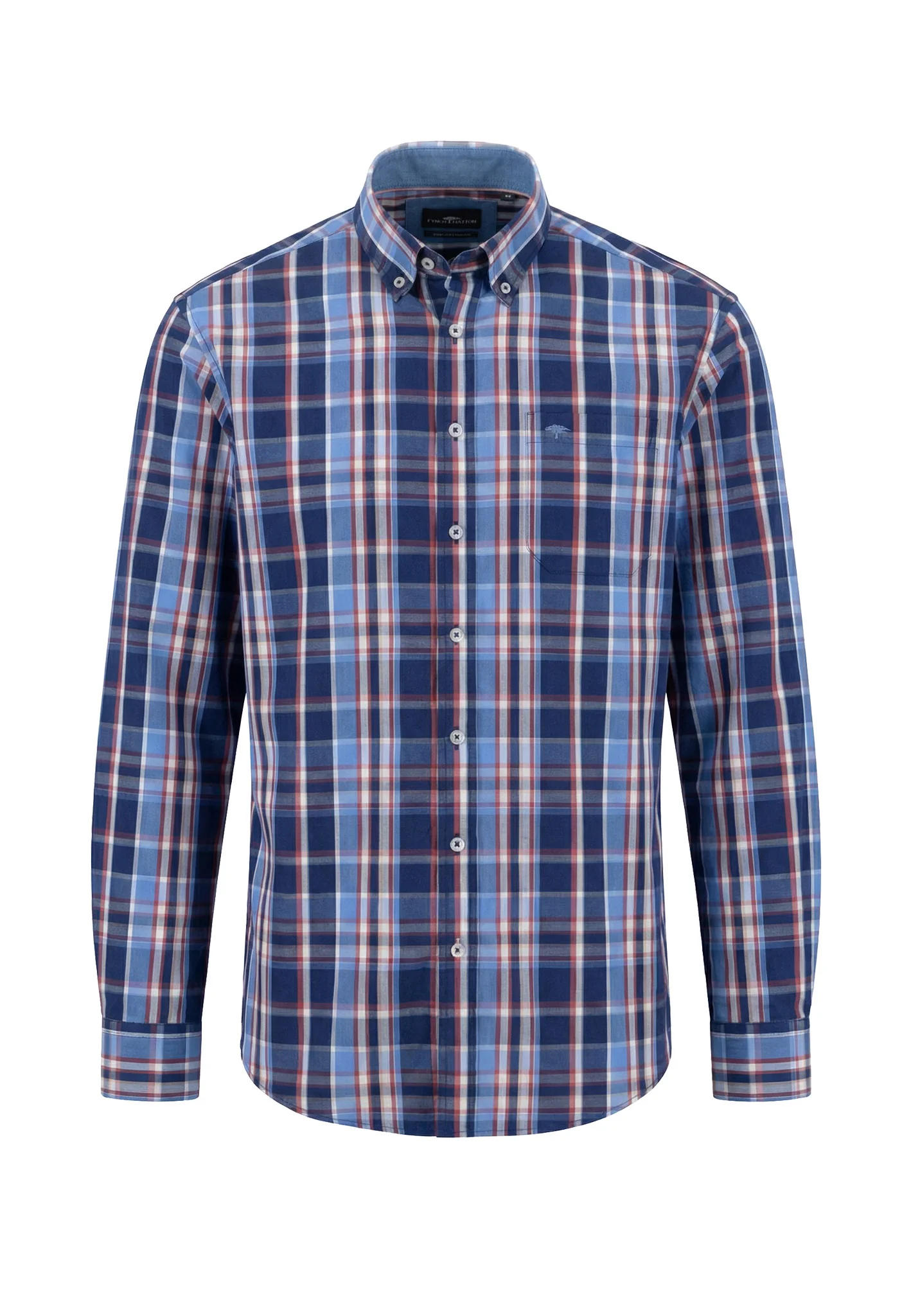 Hemd aus Baumwolle mit Karomuster und Button-Down-Kragen - Image 3