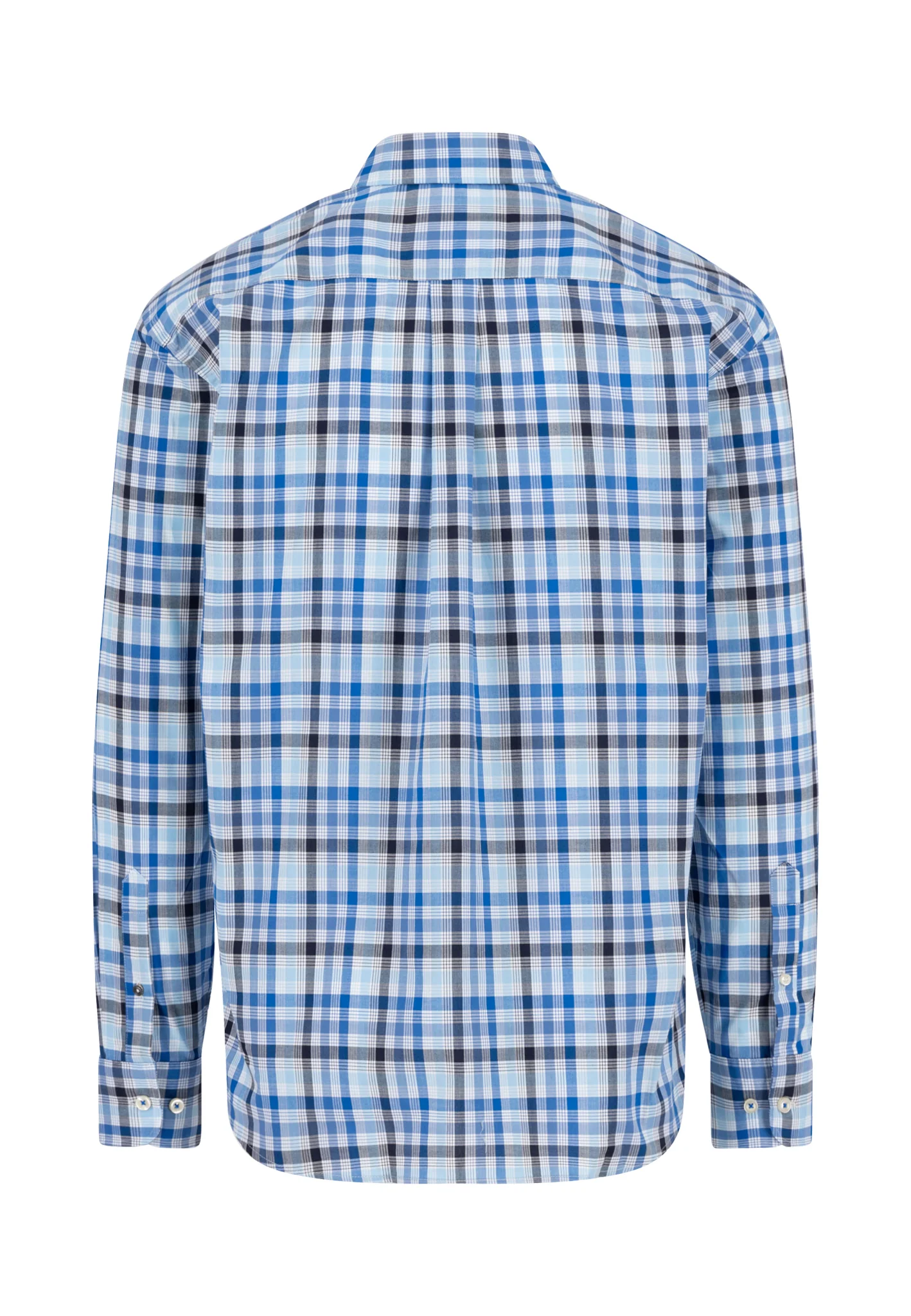 Hemd aus Baumwolle mit Karomuster und Button-Down Kragen - Image 4