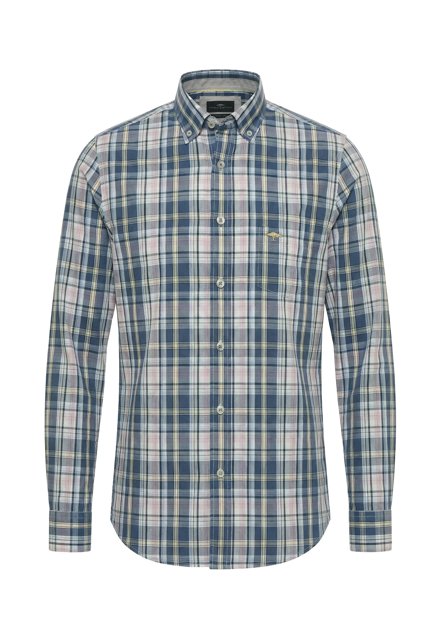 Hemd aus Baumwolle mit Karomuster und Button-Down-Kragen - Image 4