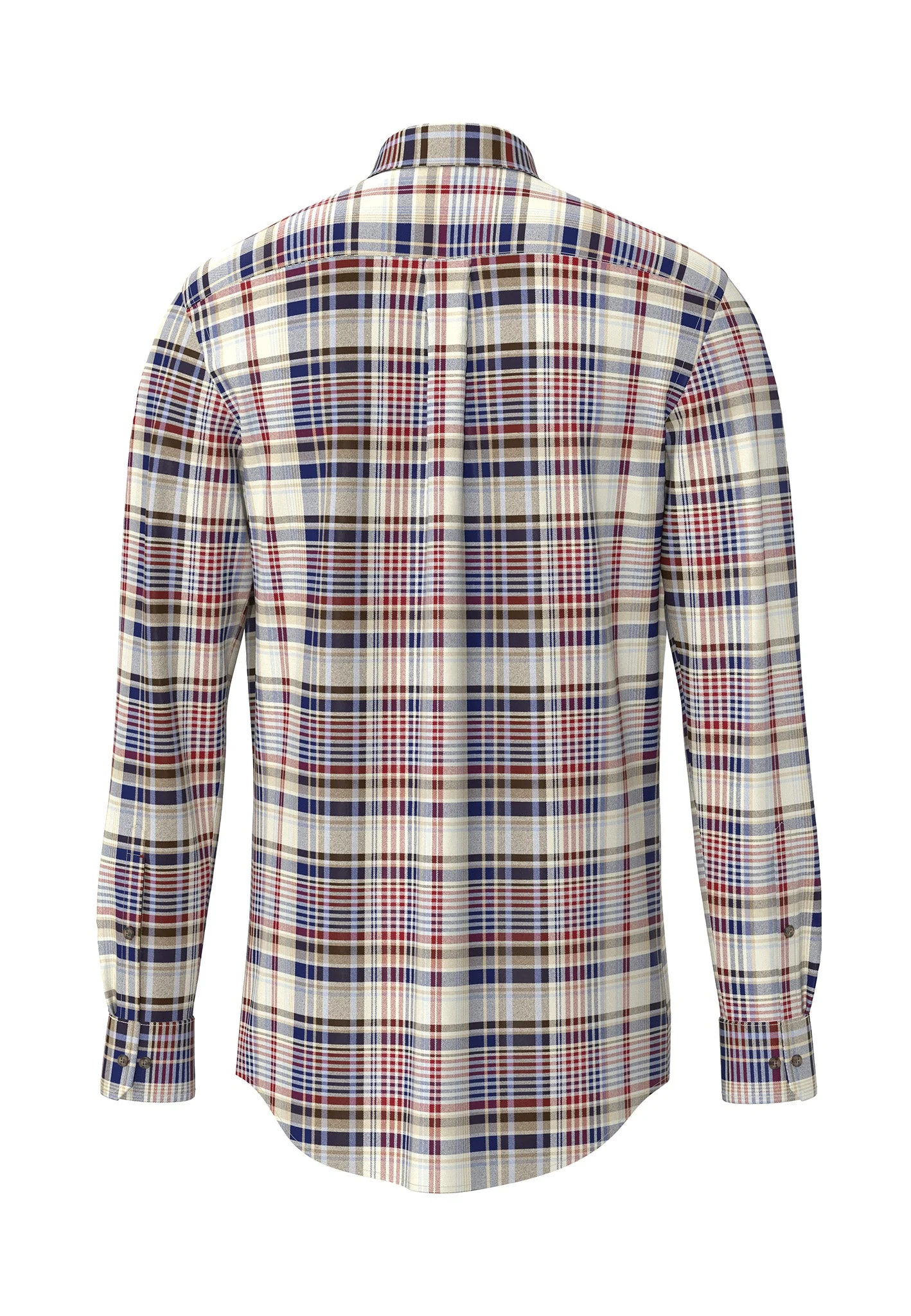 Hemd aus Baumwolle mit Karomuster und Button-Down-Kragen - Image 2