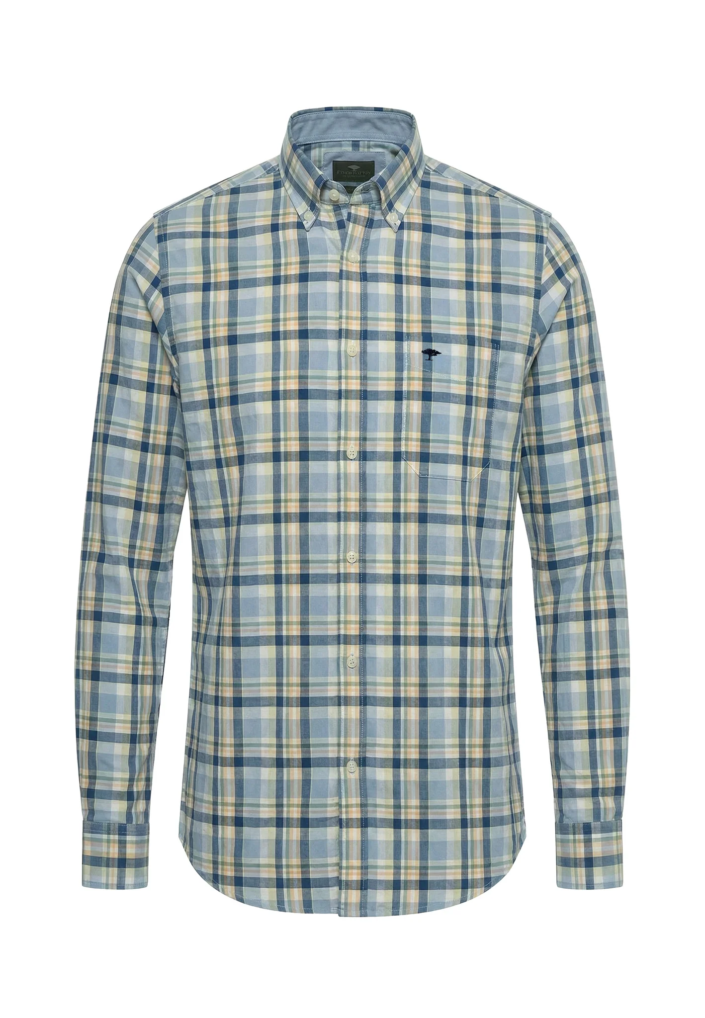 Hemd aus Baumwolle mit Karomuster und Button-Down-Kragen - Image 4