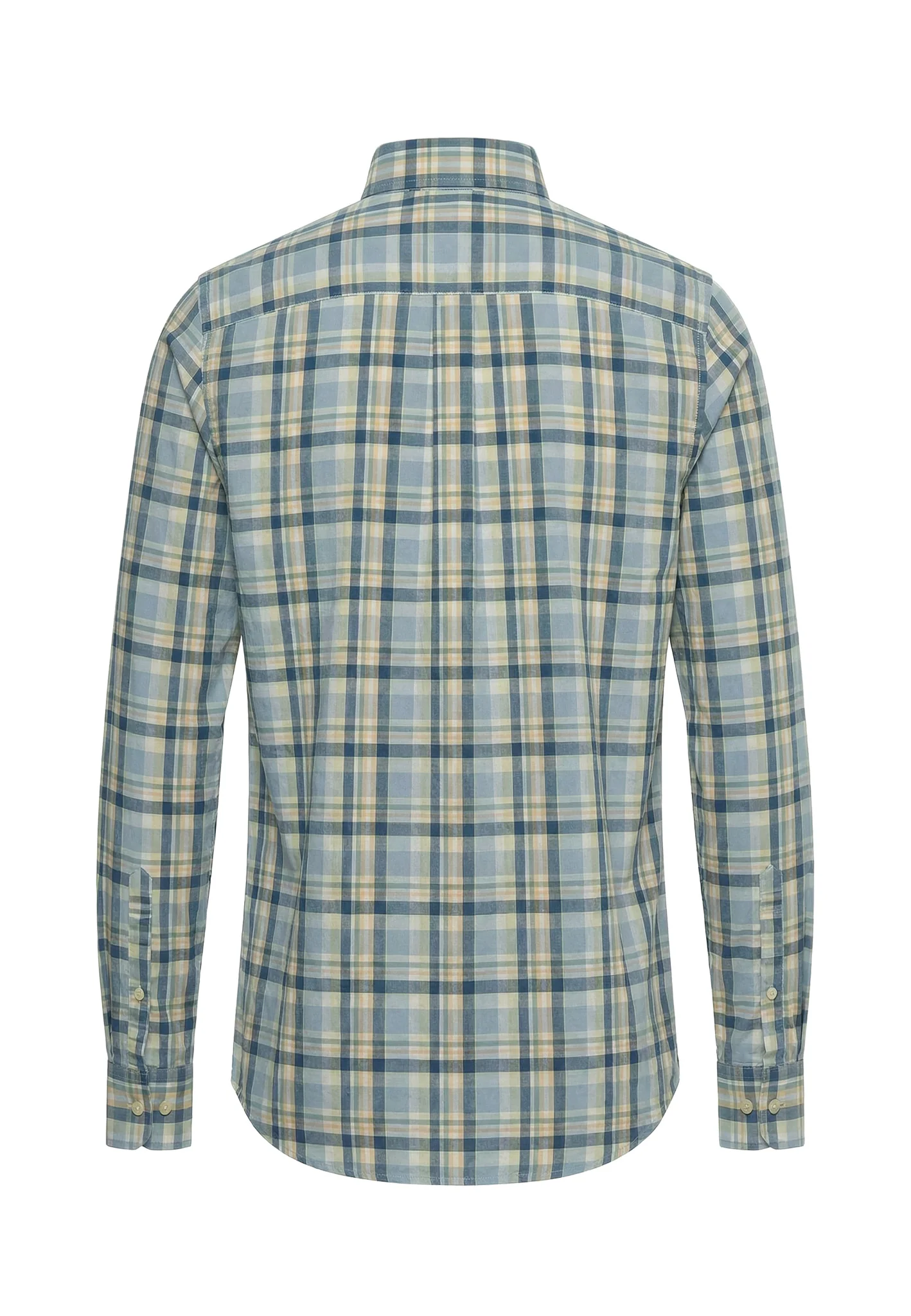 Hemd aus Baumwolle mit Karomuster und Button-Down-Kragen - Image 5