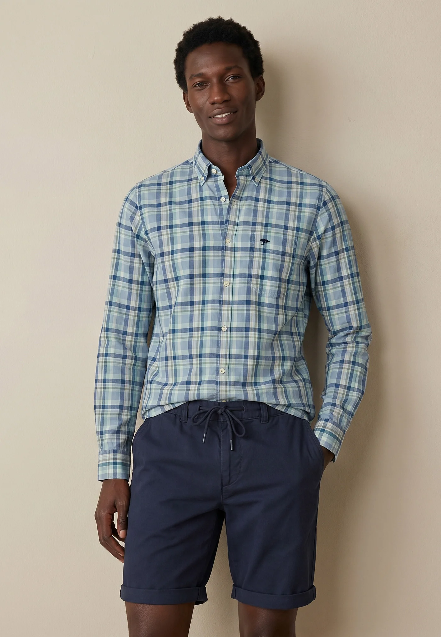 Hemd aus Baumwolle mit Karomuster und Button-Down-Kragen - Image 6