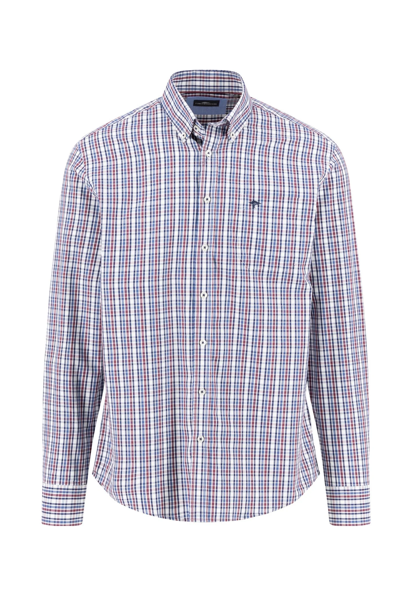 Hemd aus Baumwolle mit Karomuster und Button-Down-Kragen - Image 5
