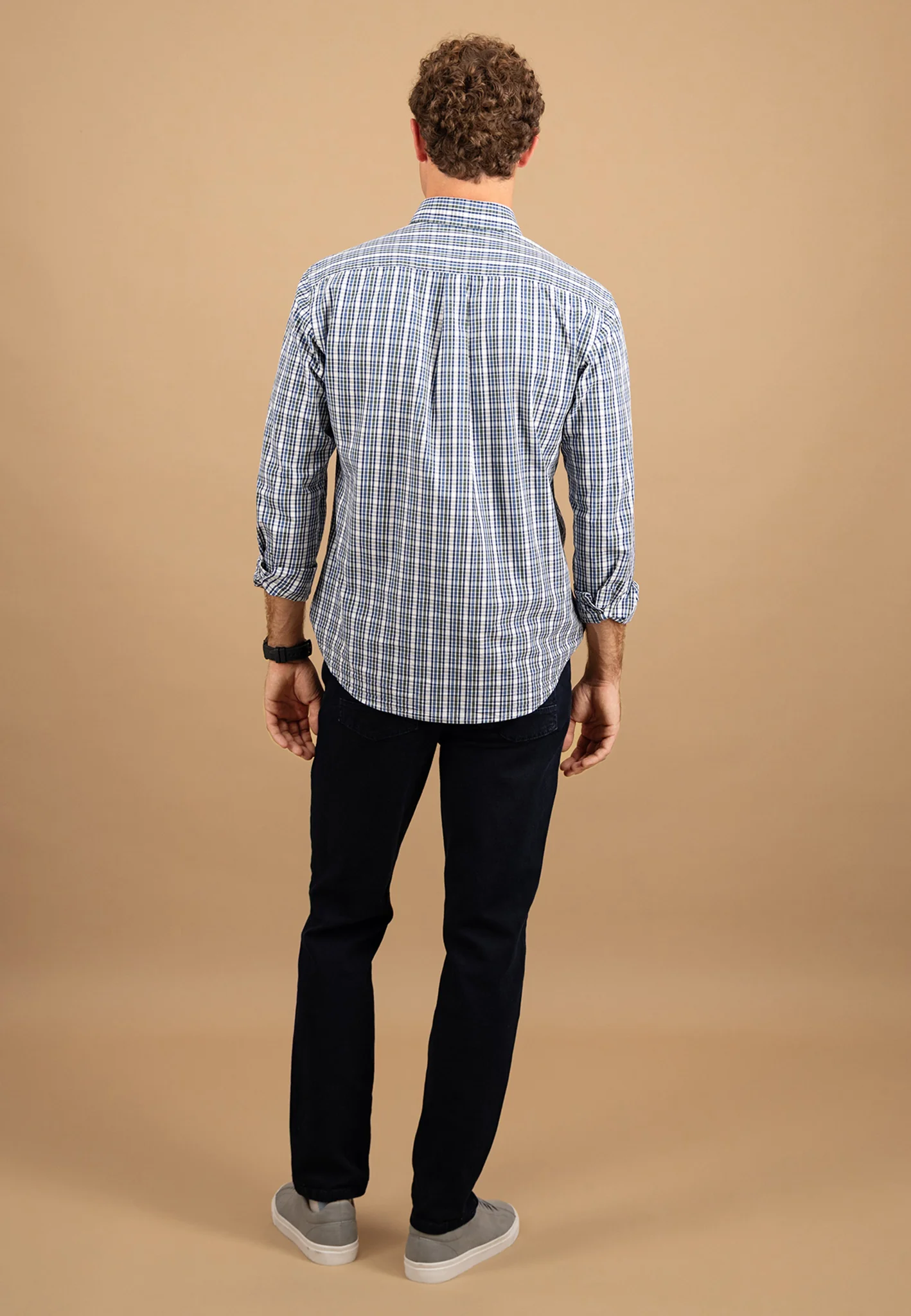 Hemd aus Baumwolle mit Karomuster und Button-Down-Kragen - Image 9
