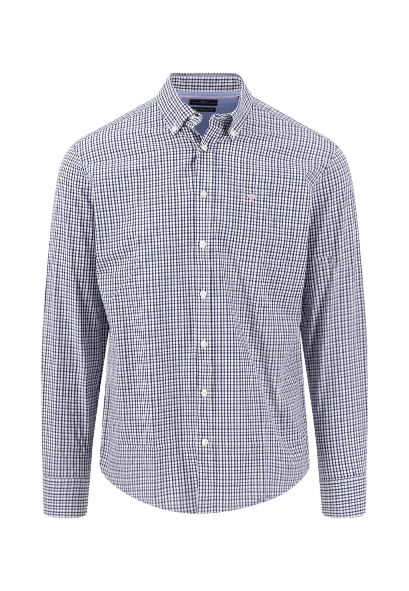 Hemd aus Baumwolle mit Karomuster und Button-Down-Kragen - Image 3