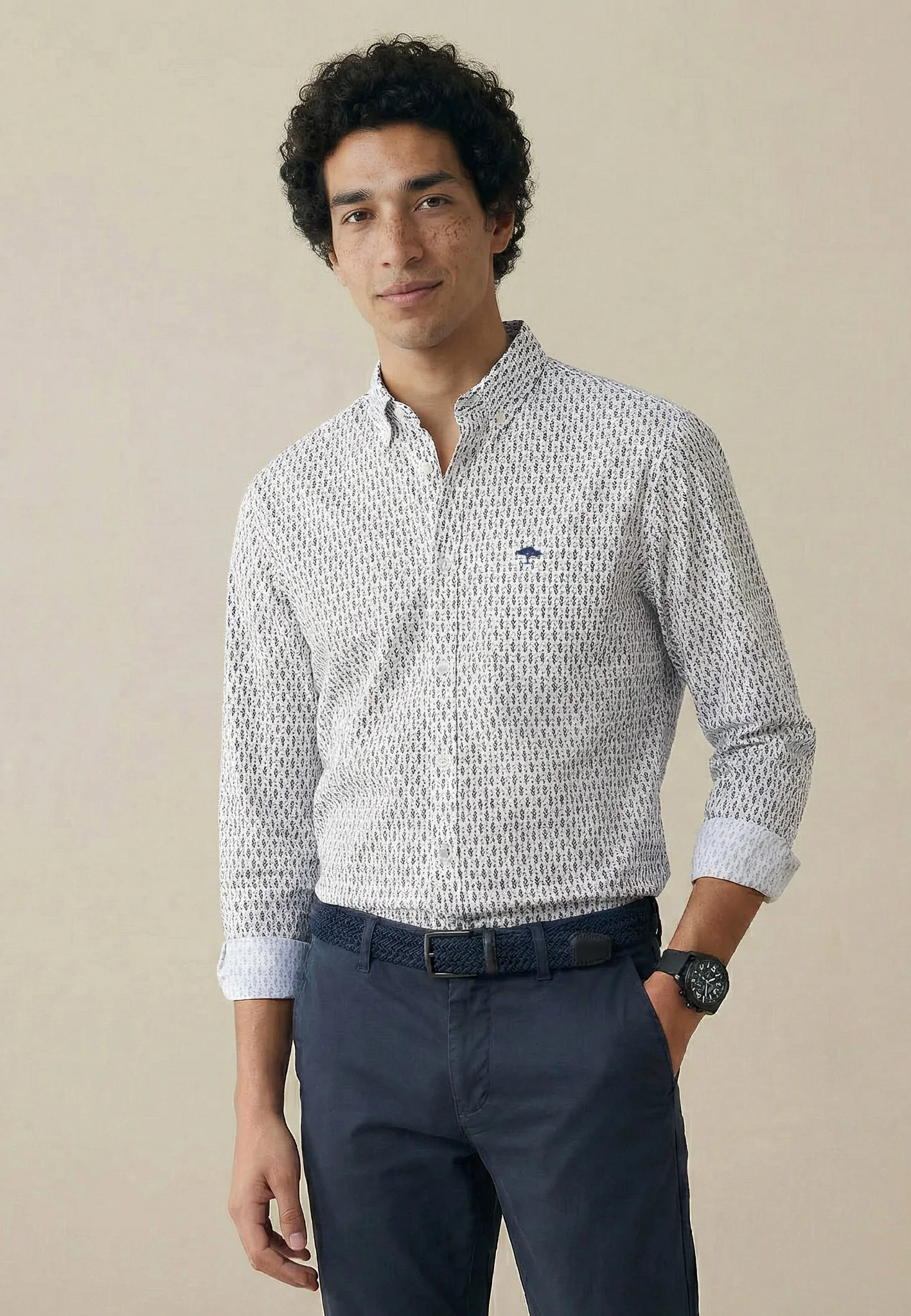 Hemd aus Baumwolle mit Karomuster und Button-Down-Kragen - Image 6