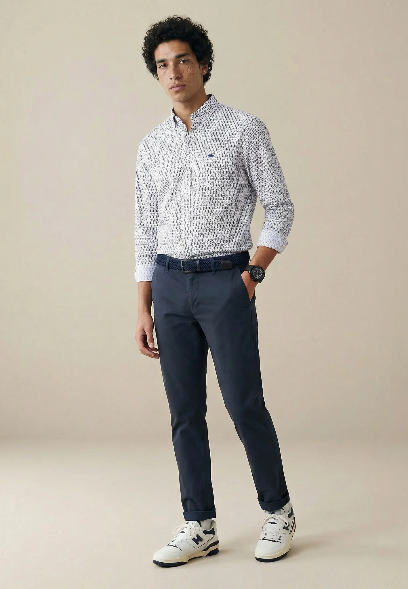 Hemd aus Baumwolle mit Karomuster und Button-Down-Kragen - Image 8